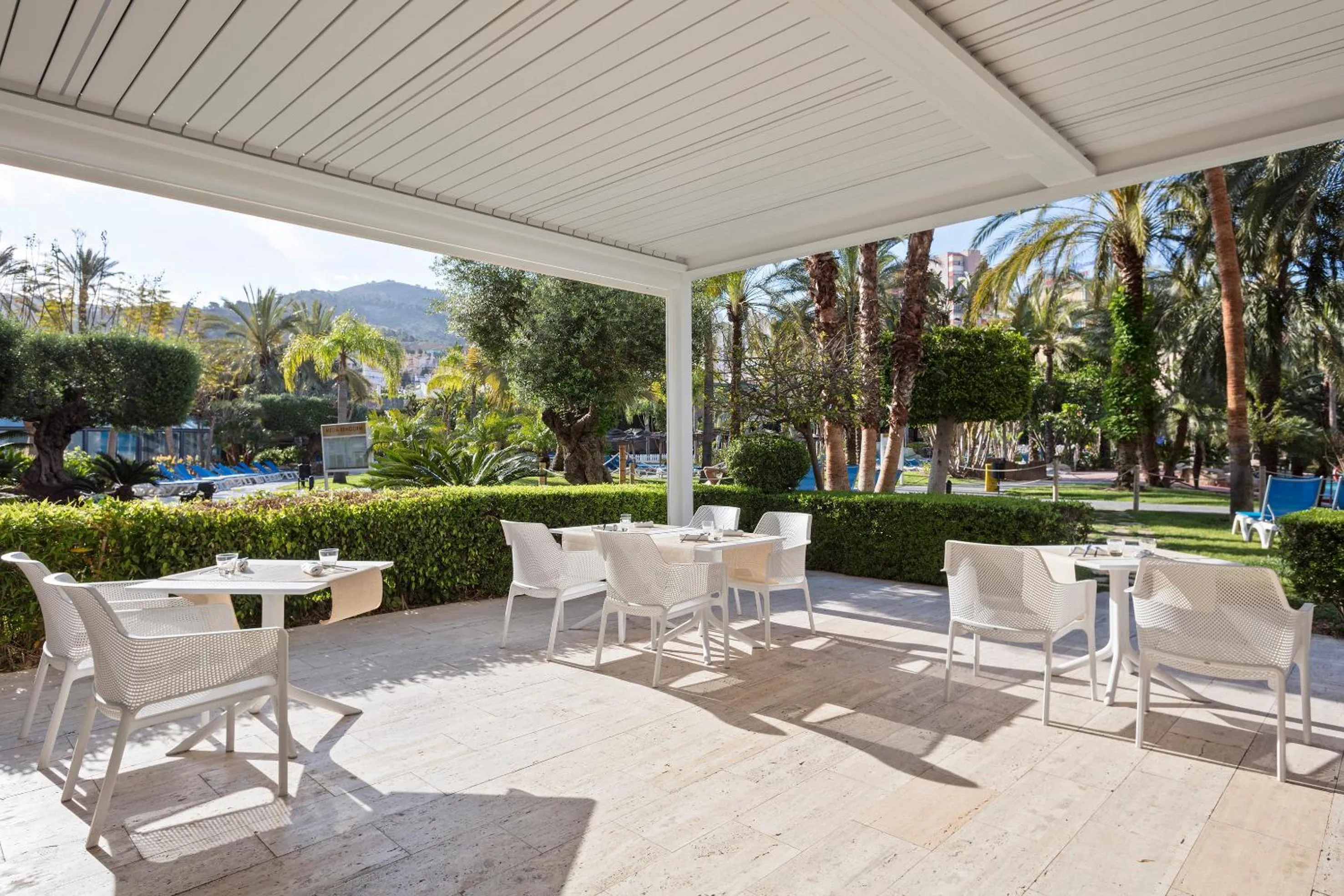 Patio in Melia Benidorm