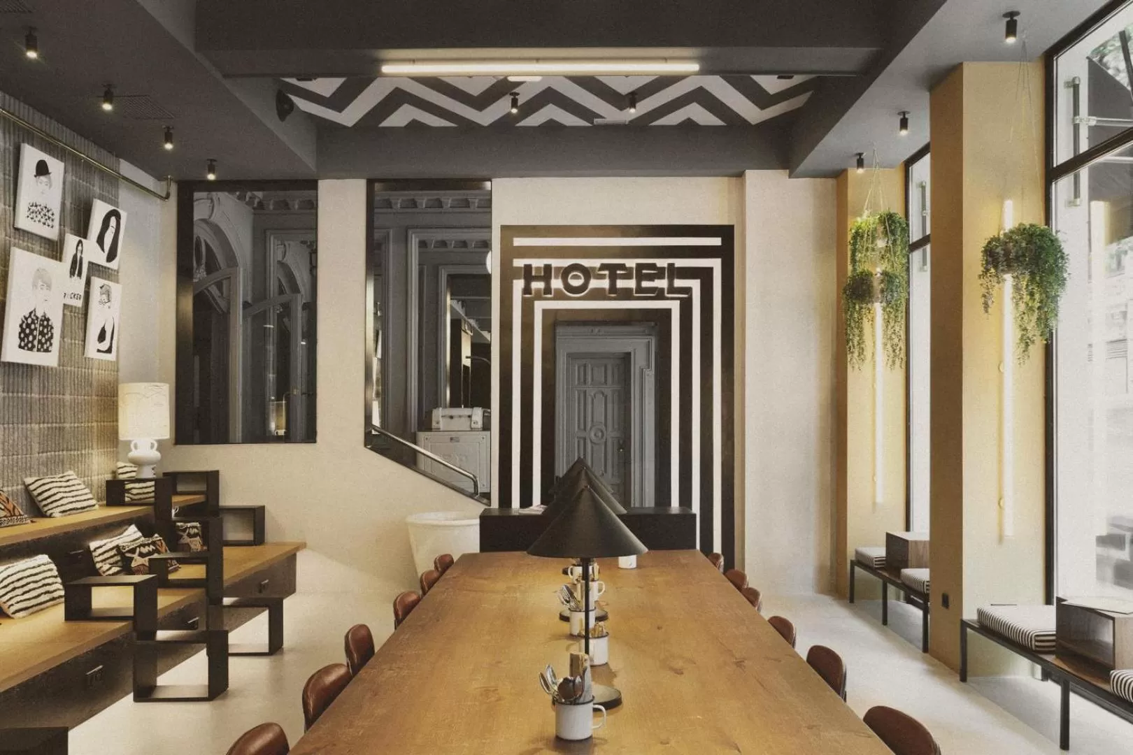 Lobby or reception in Petit Palace Chueca