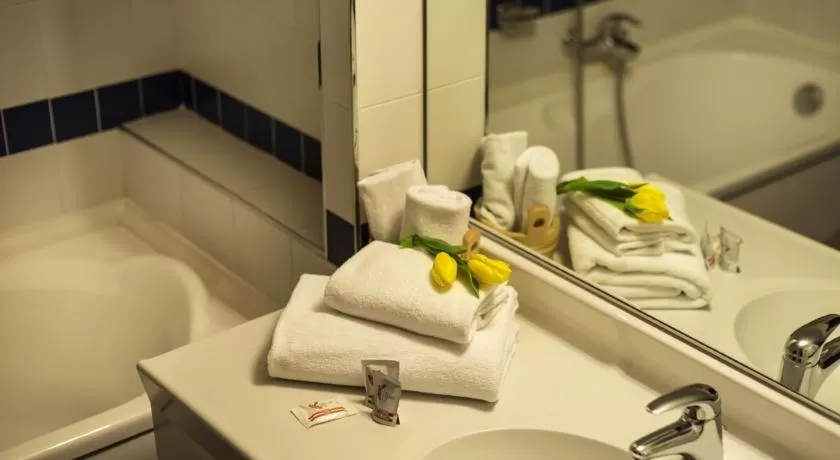 Bathroom in Hotel Club Regina E Fassa