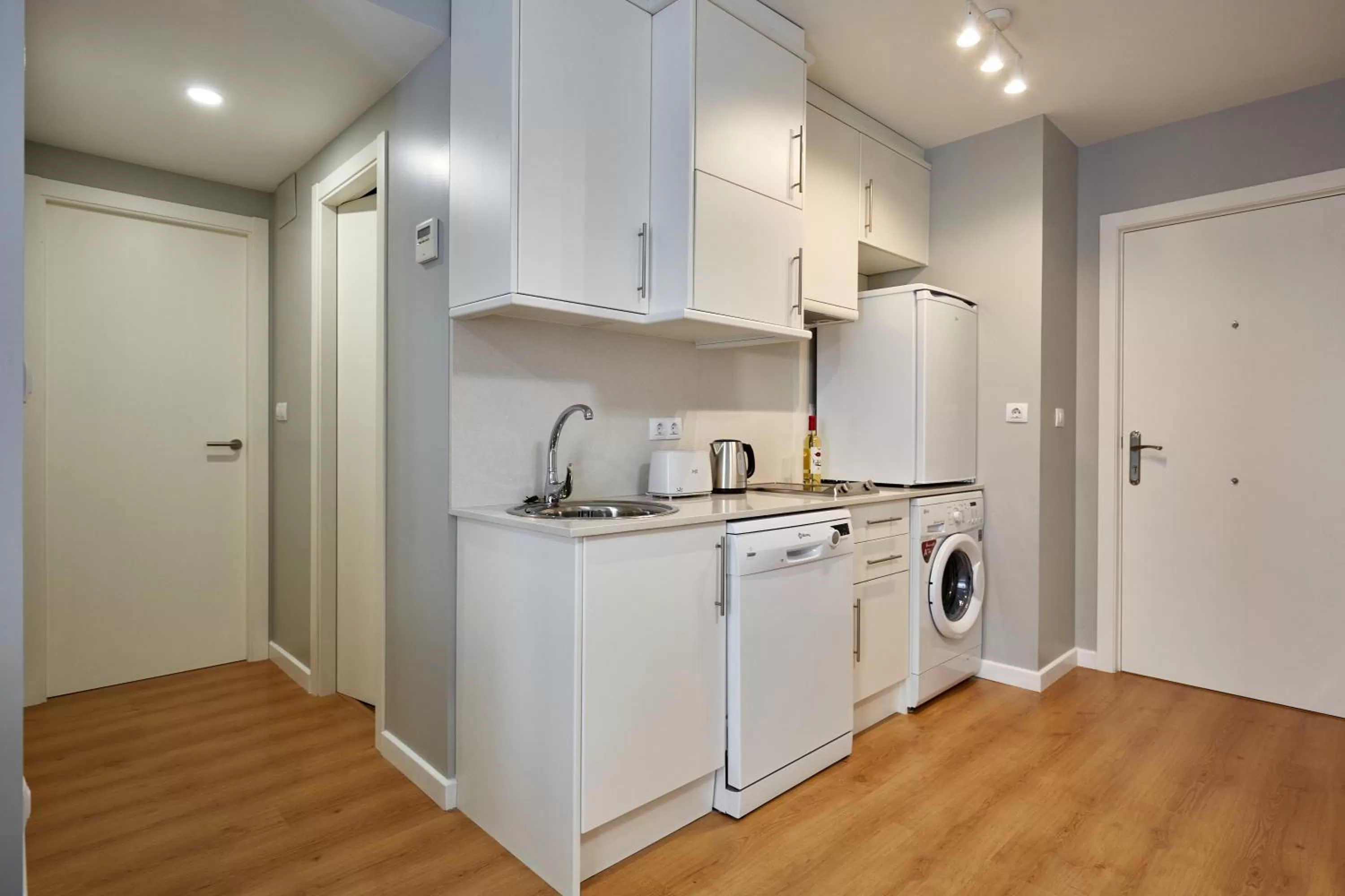 Kitchen or kitchenette in Apart-hotel Happy Life