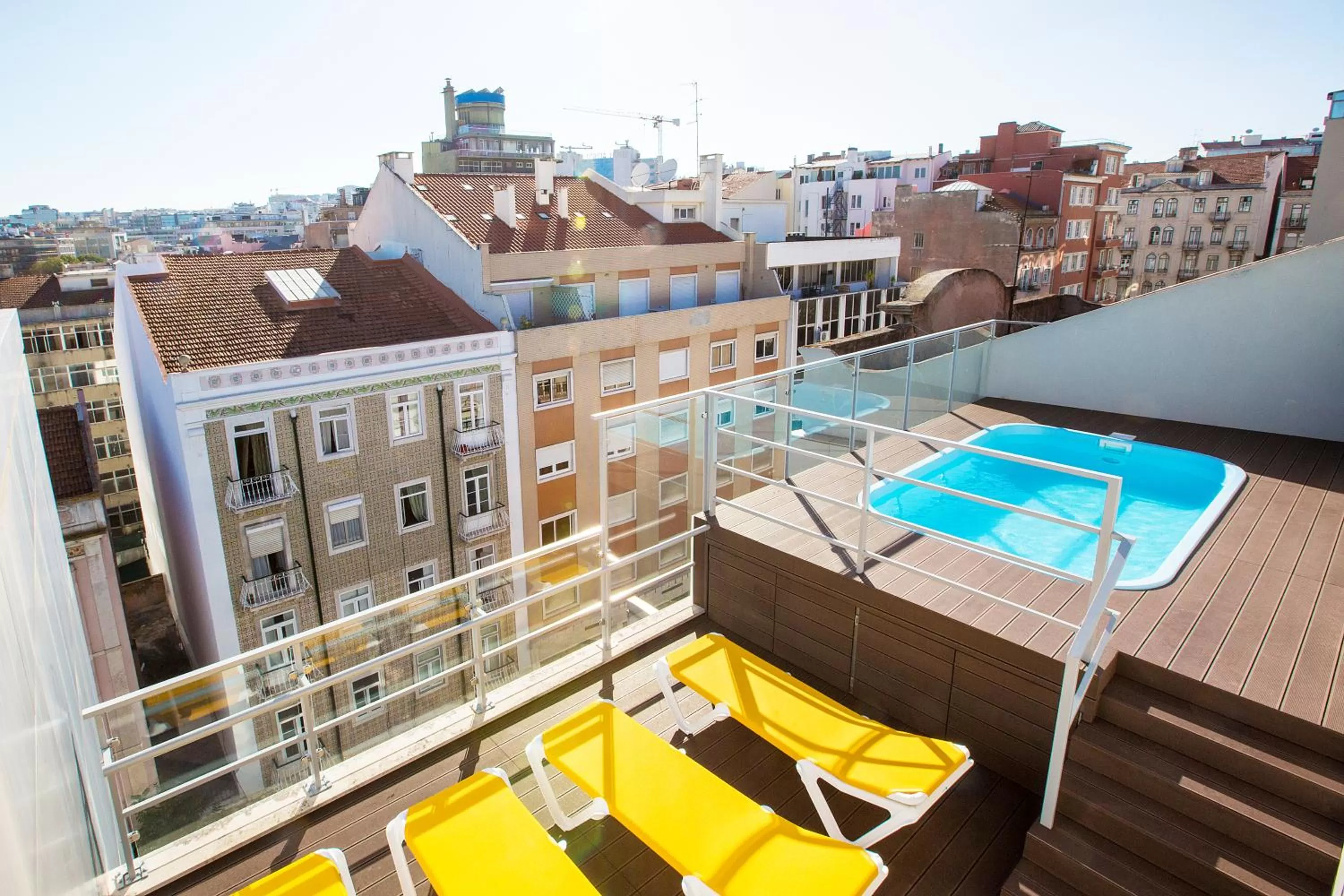 Balcony/Terrace in Hotel 3K Madrid