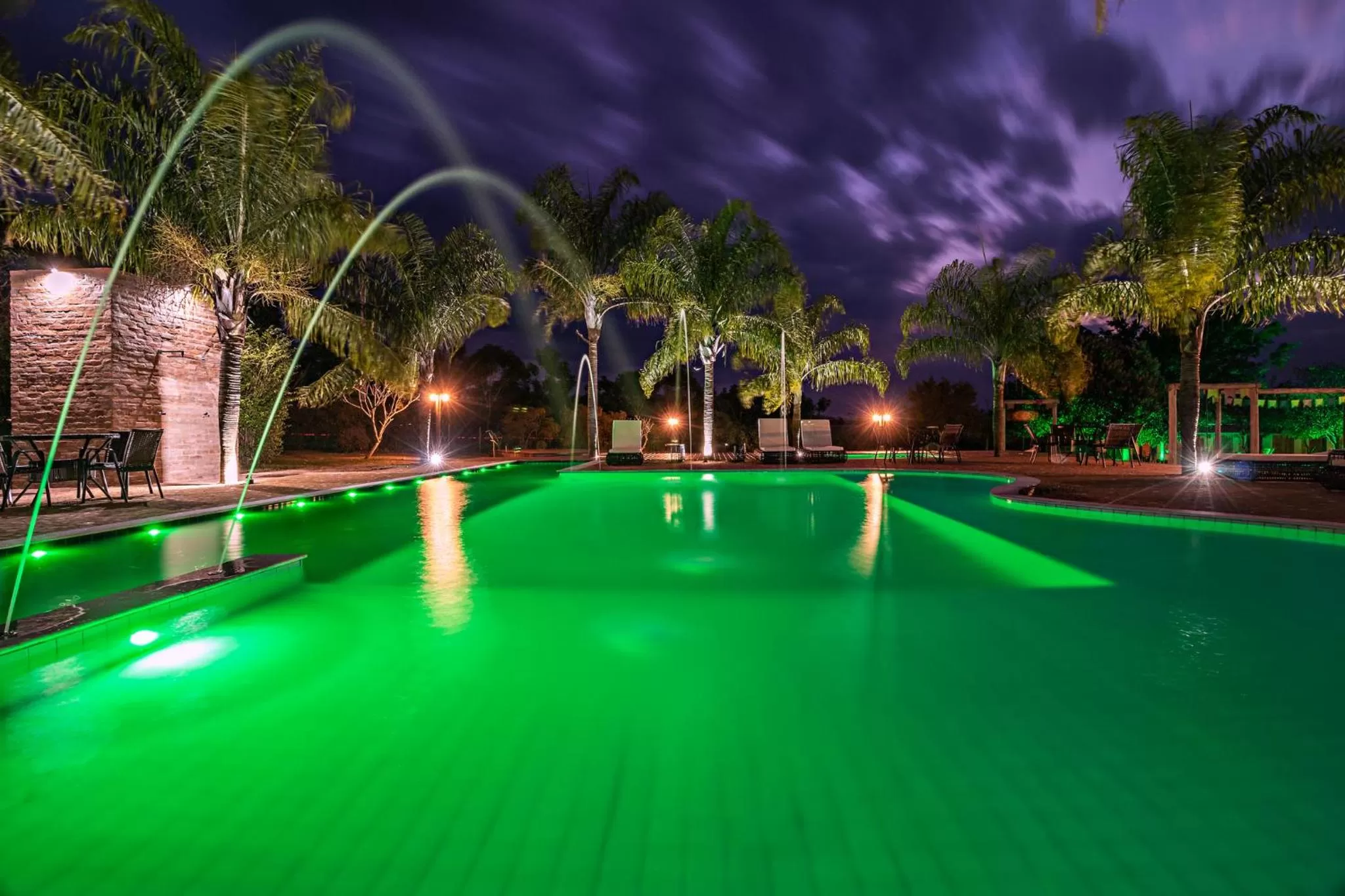 Swimming pool in Pousada Pé na Terra