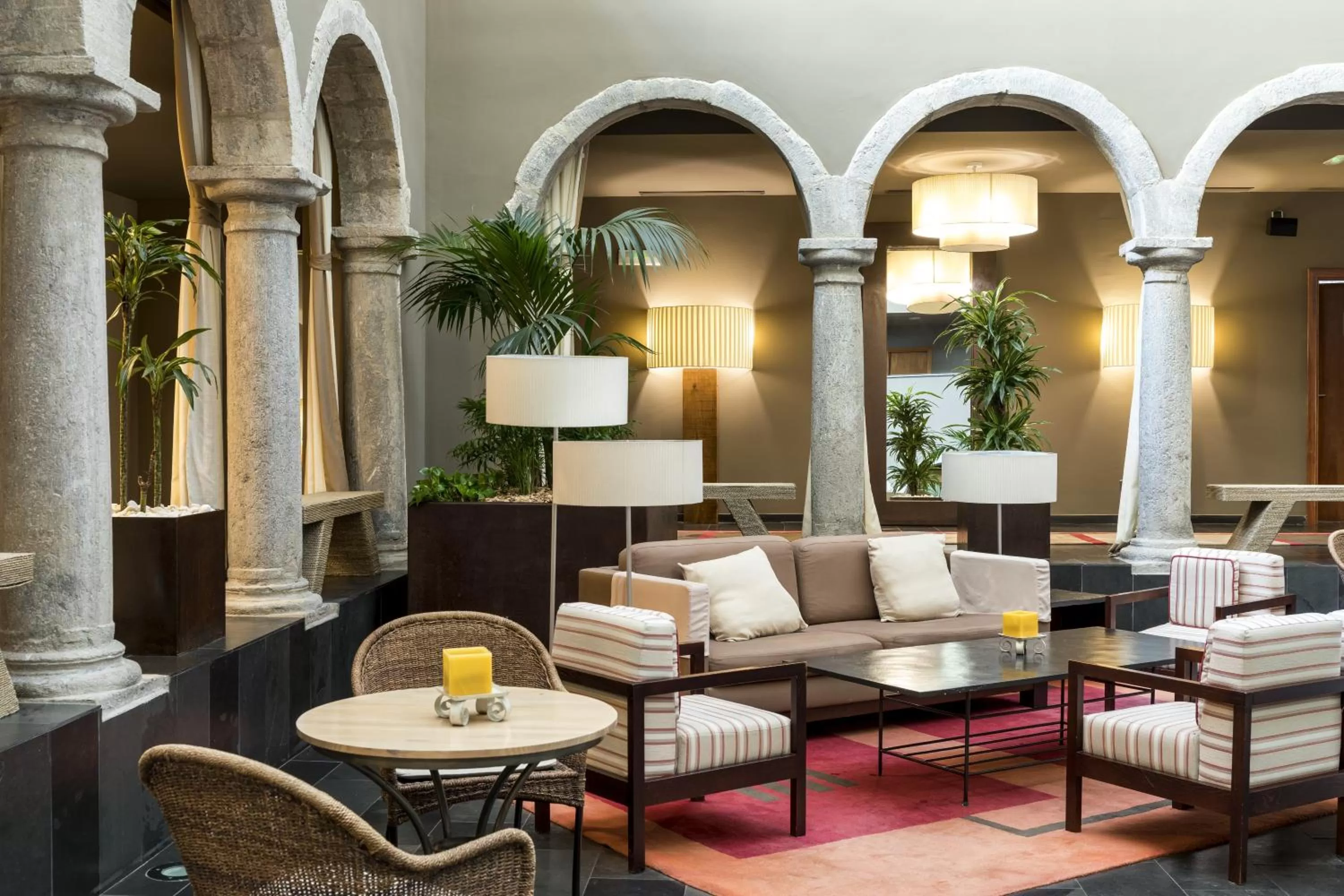 Seating area in Parador De La Seu D'urgell