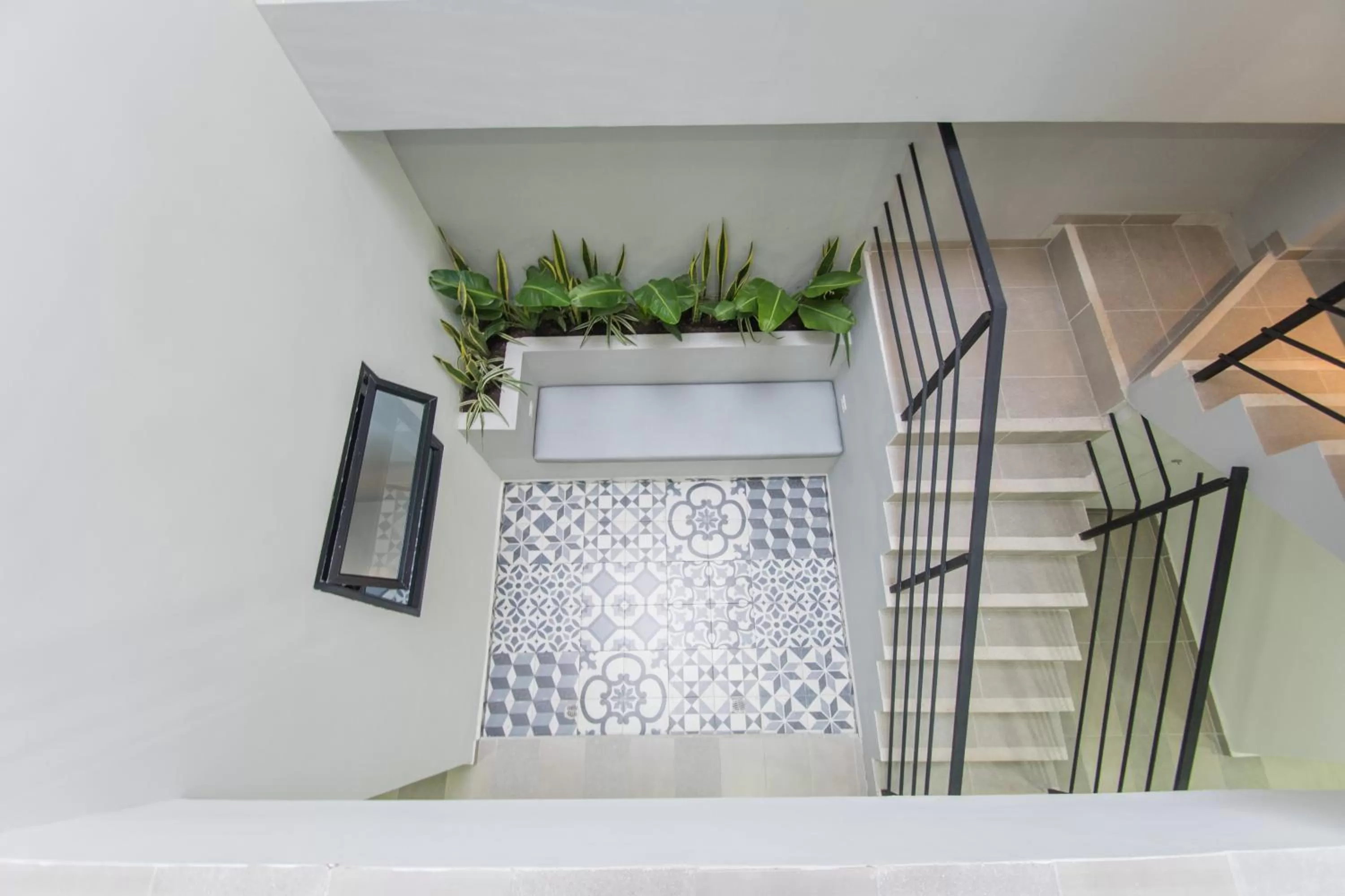 Inner courtyard view, Bed in Stanza Hotel Sincelejo