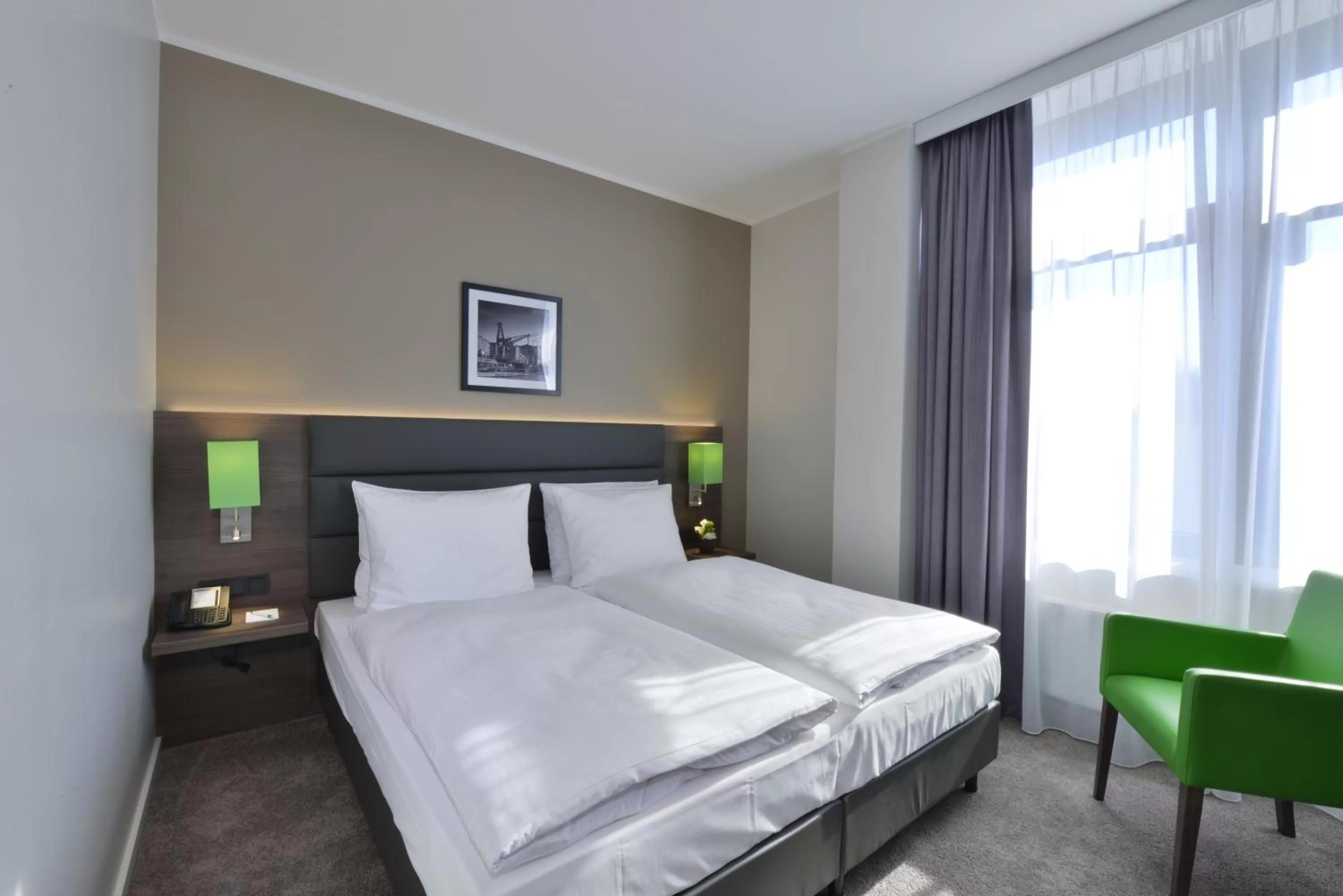 Bedroom, Bed in Appartello Smarttime living Hamburg