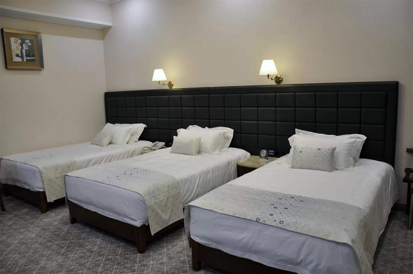 Bed in Parliament Palace Hotel