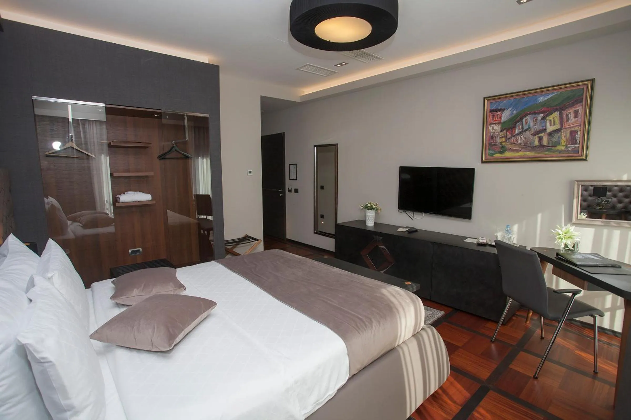 Bed in Solun Hotel & SPA