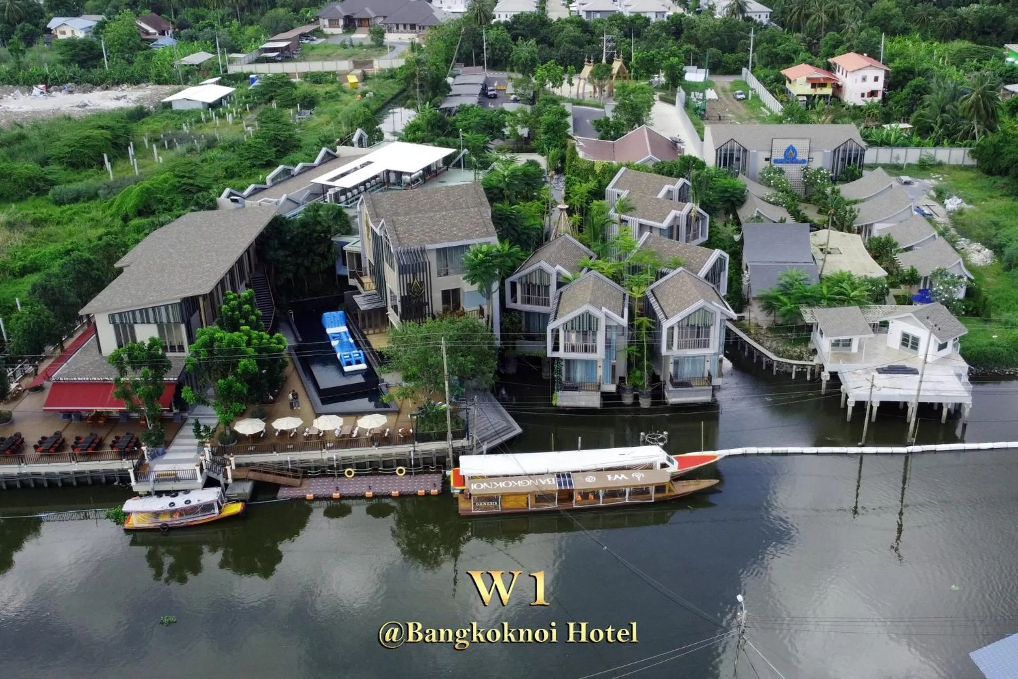 Bird's eye view in W1Bangkoknoi Hotel