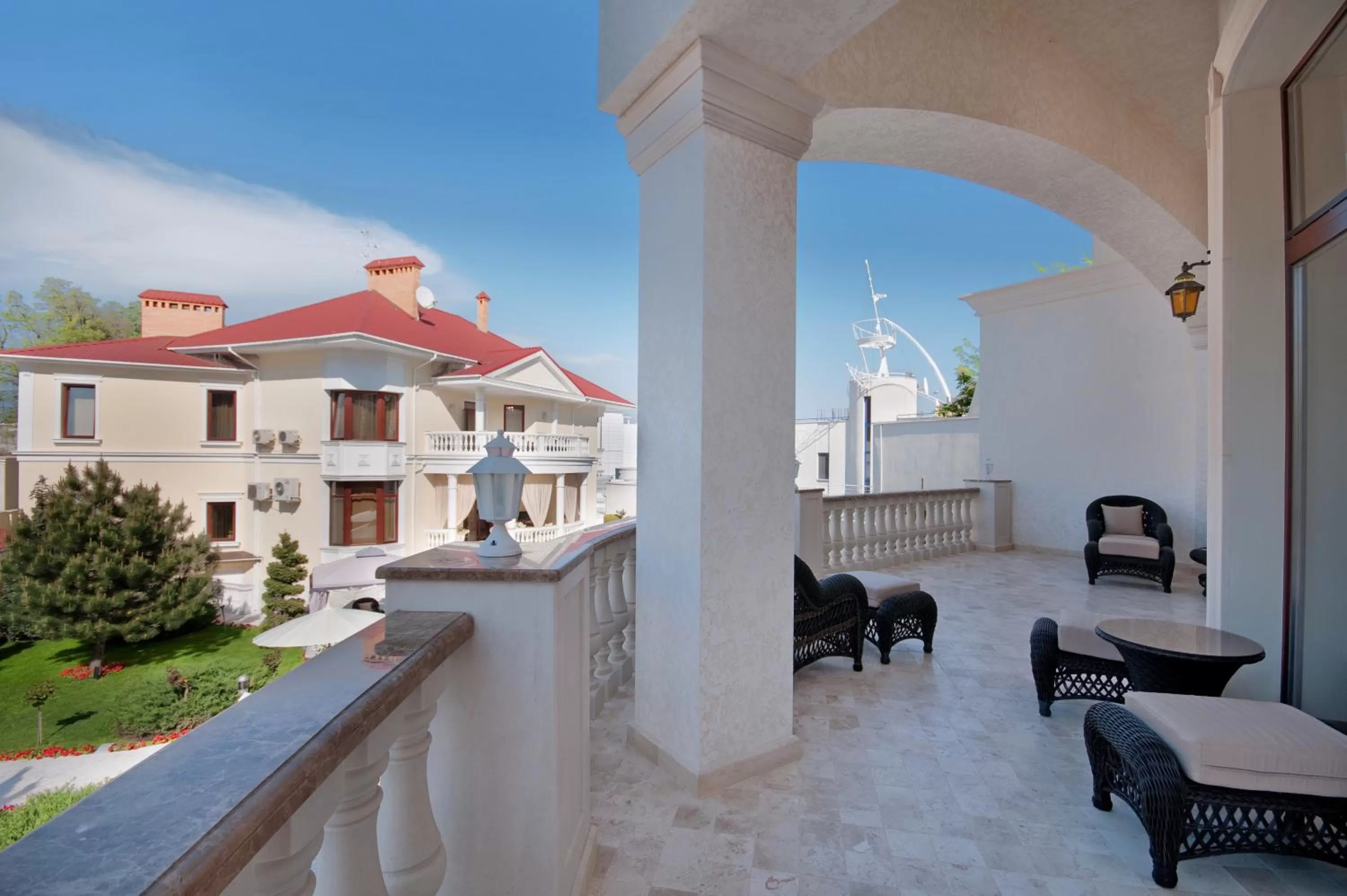Balcony/Terrace in Villa le Premier Maestro
