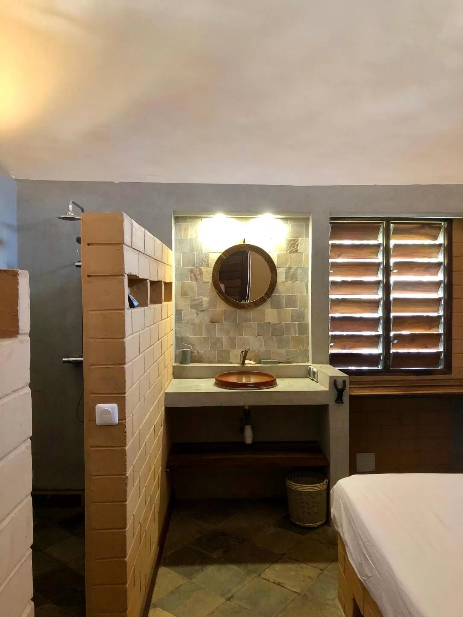 Bathroom in Hôtel Amédzépé