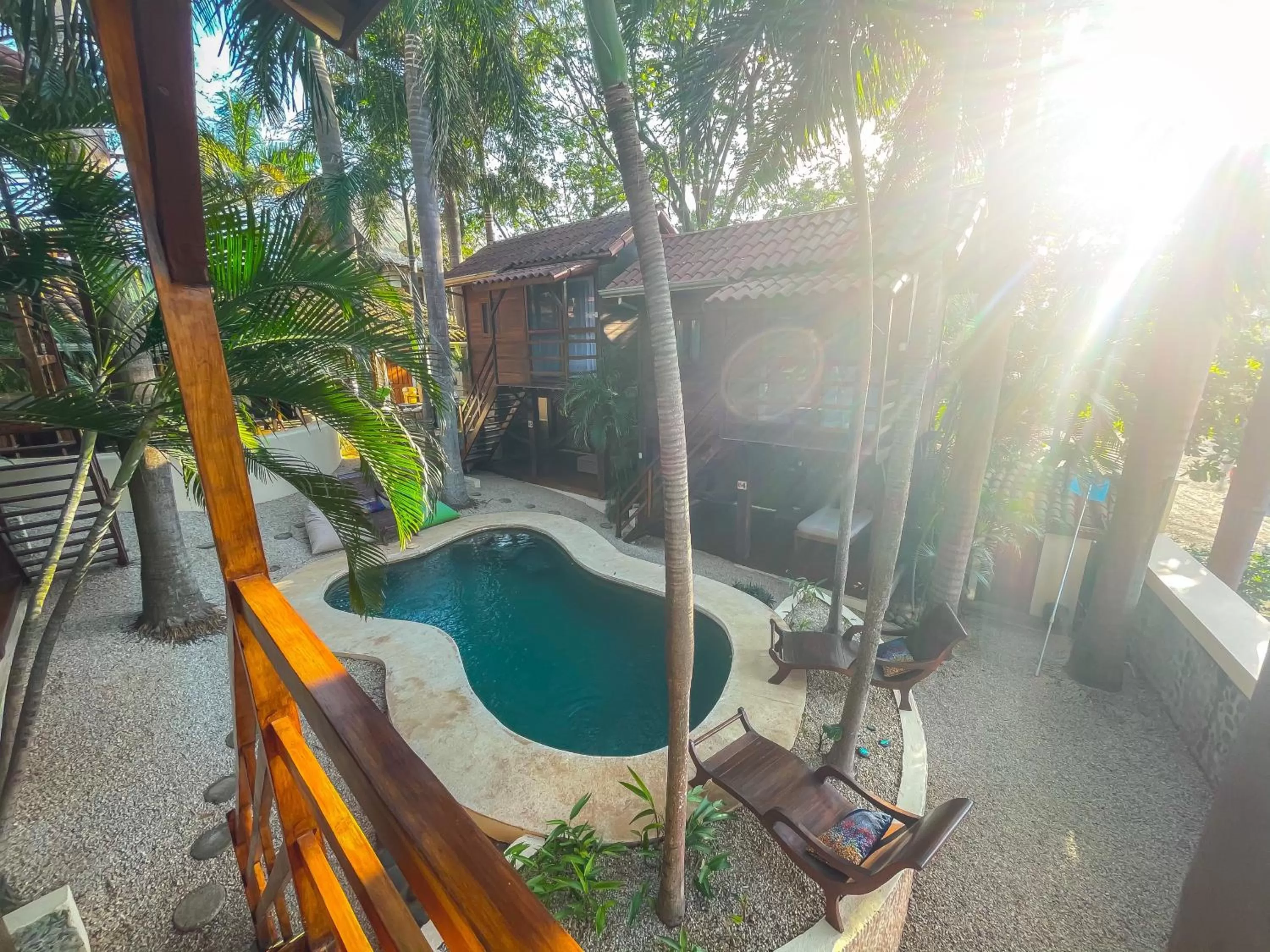 Pool View in The Beach Bungalows - Yoga and Surf Hotel - Adults Only