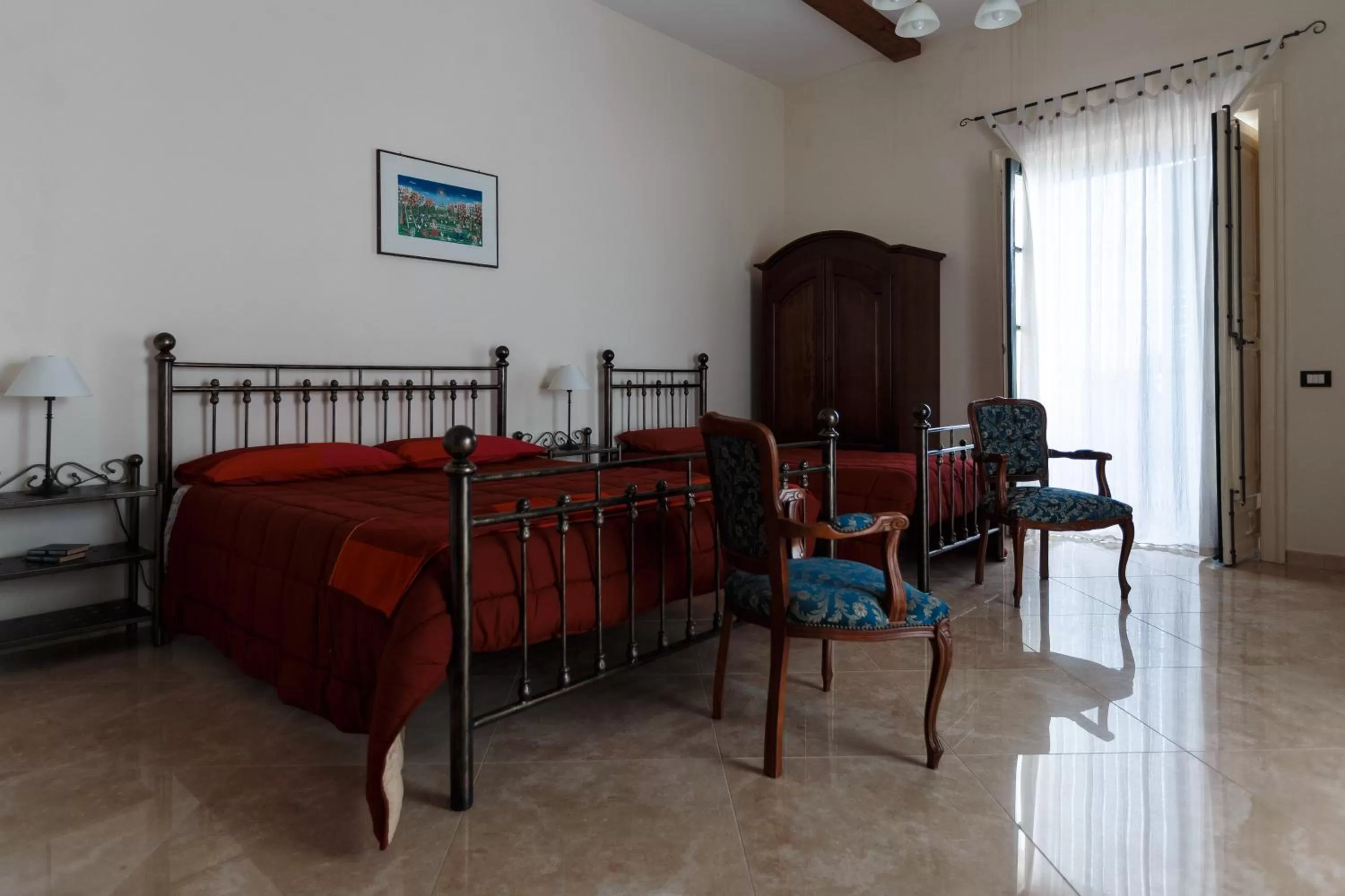 Bedroom, Bed in B&B Batarà - "La Terrazza del Centro"