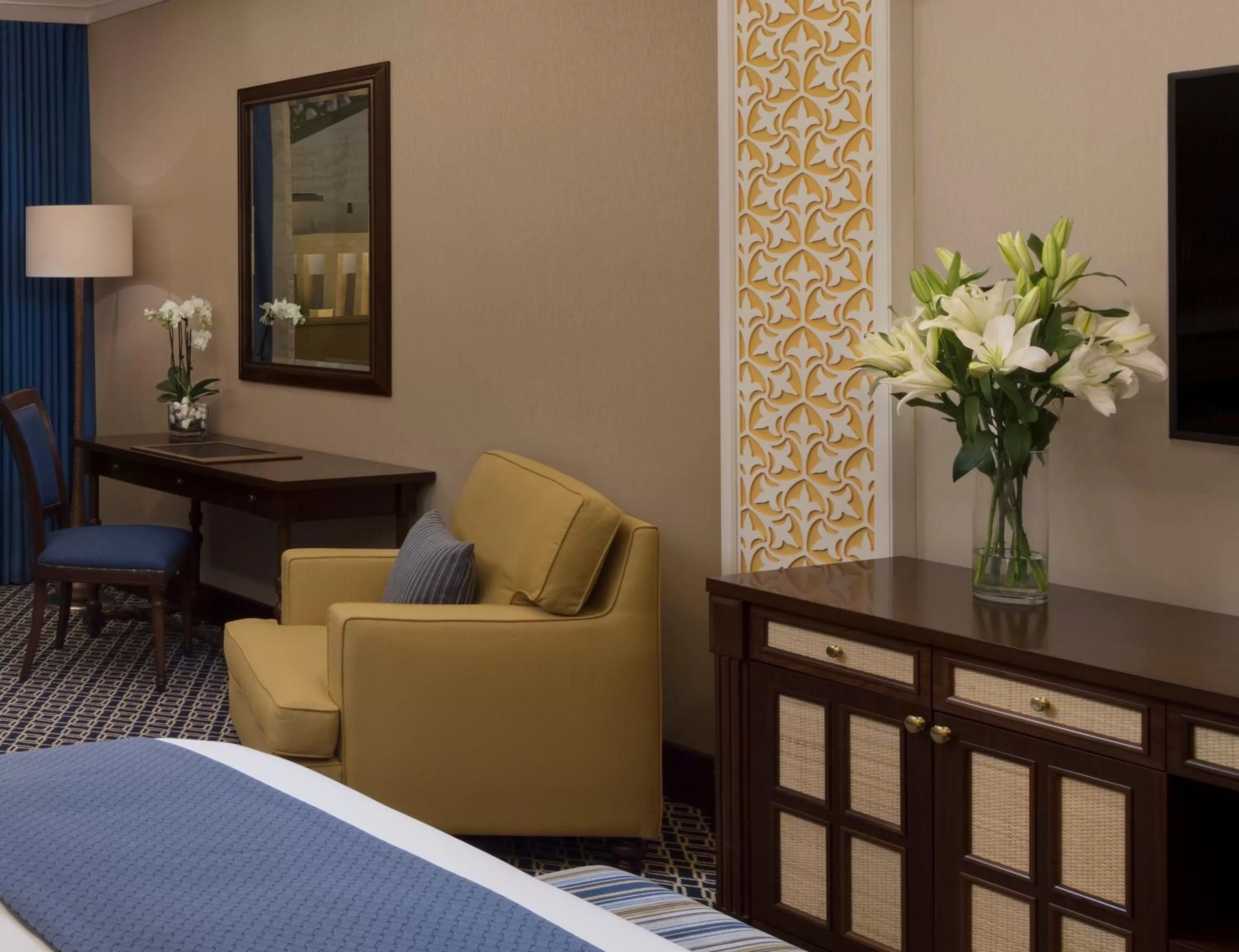 Seating area, Bed in Al Najada Doha Hotel by Tivoli