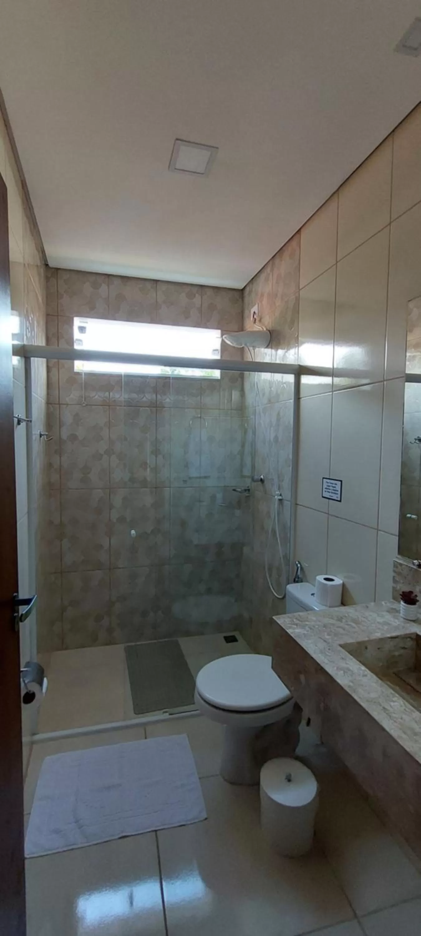 Bathroom in Pousada das Saíras