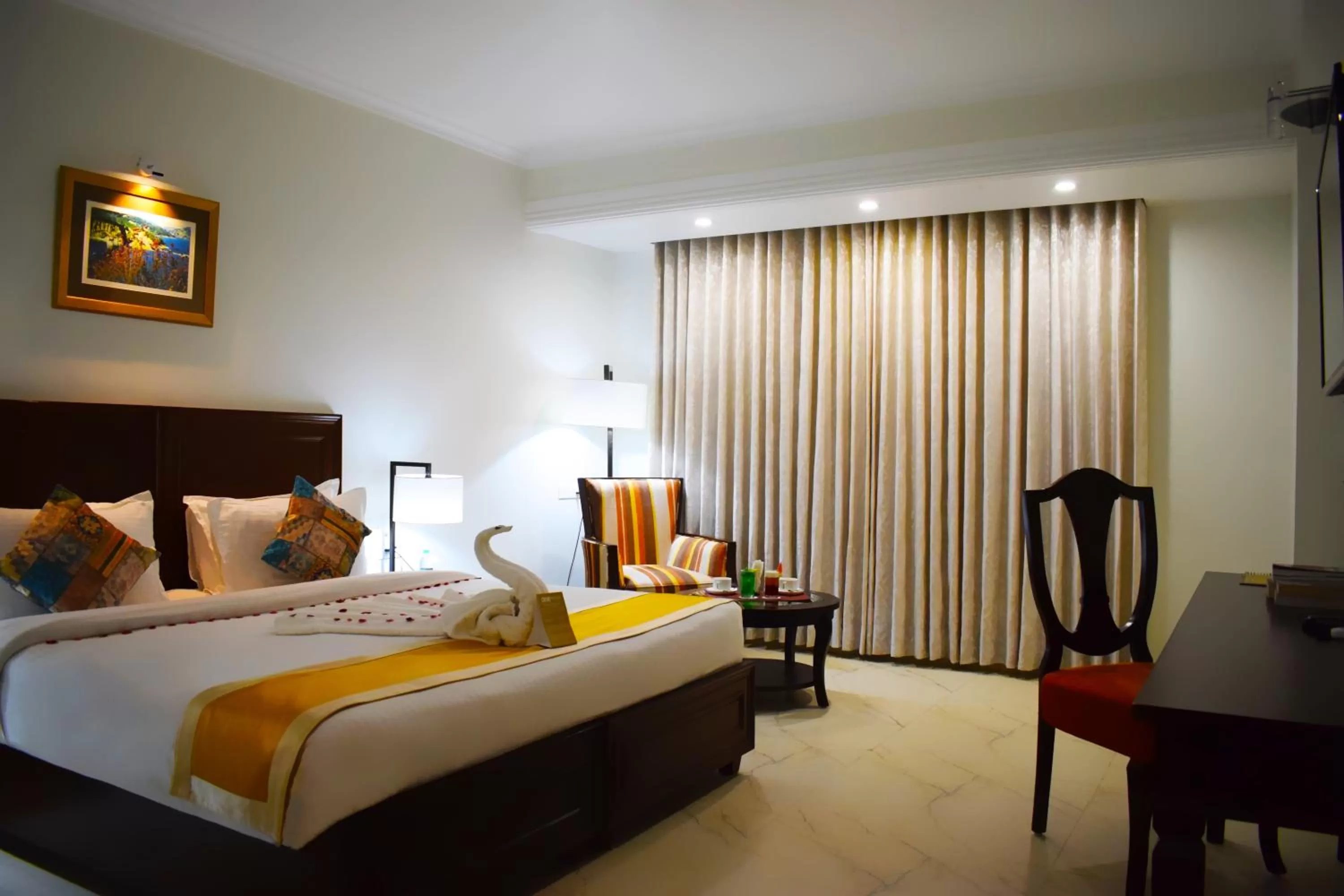 Photo of the whole room, Bed in Hotel Green View - Behind Pramarth Niketan