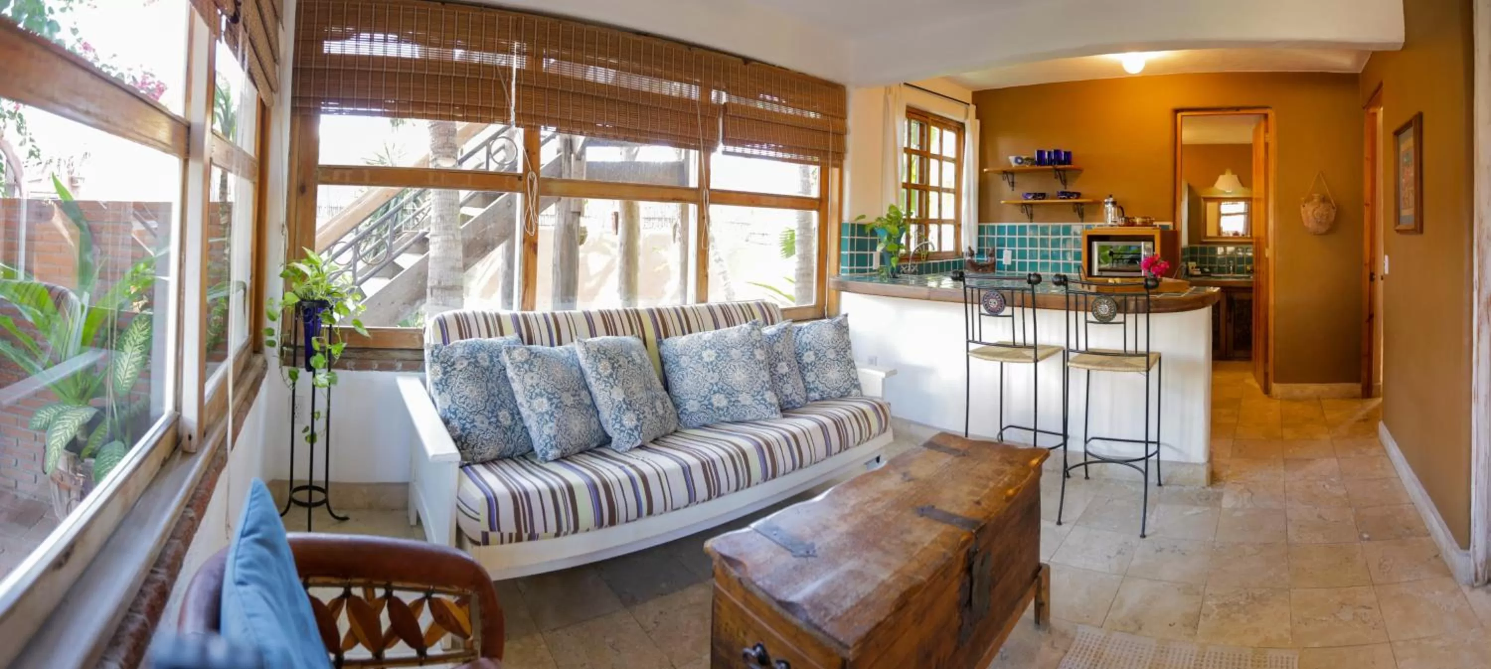 Living room in The Bungalows Hotel