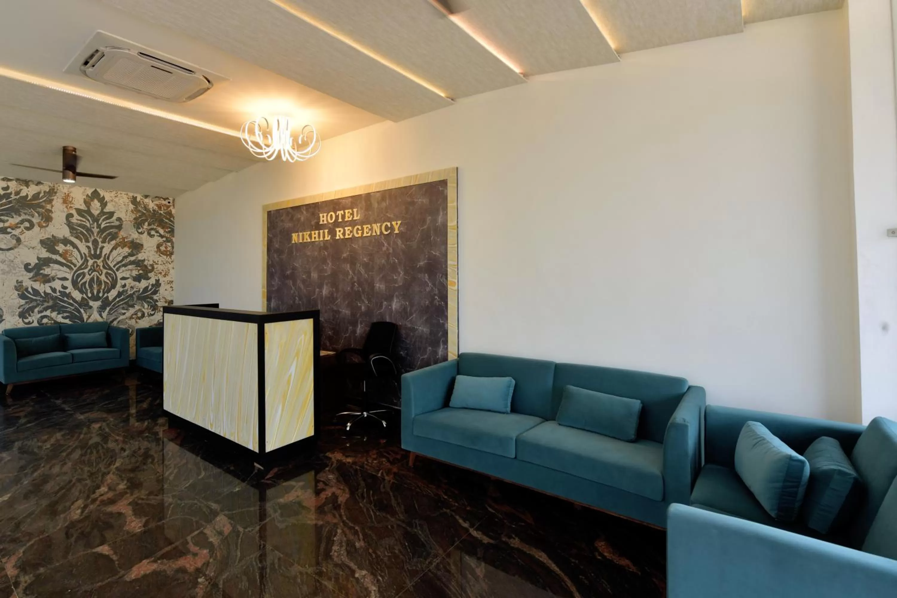 Lobby or reception in Hotel Nikhil Regency