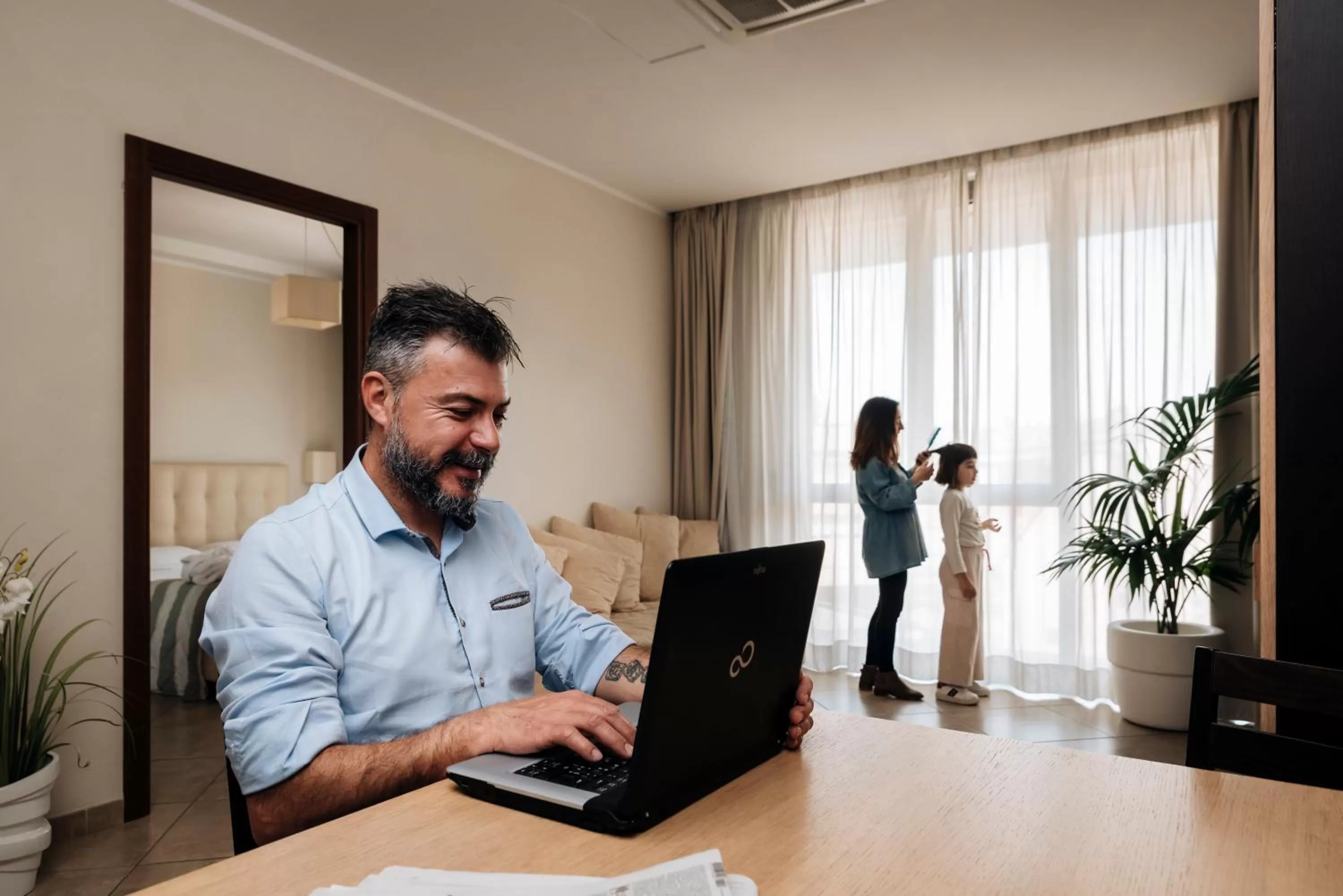 Living room in ApartHotel Anghel