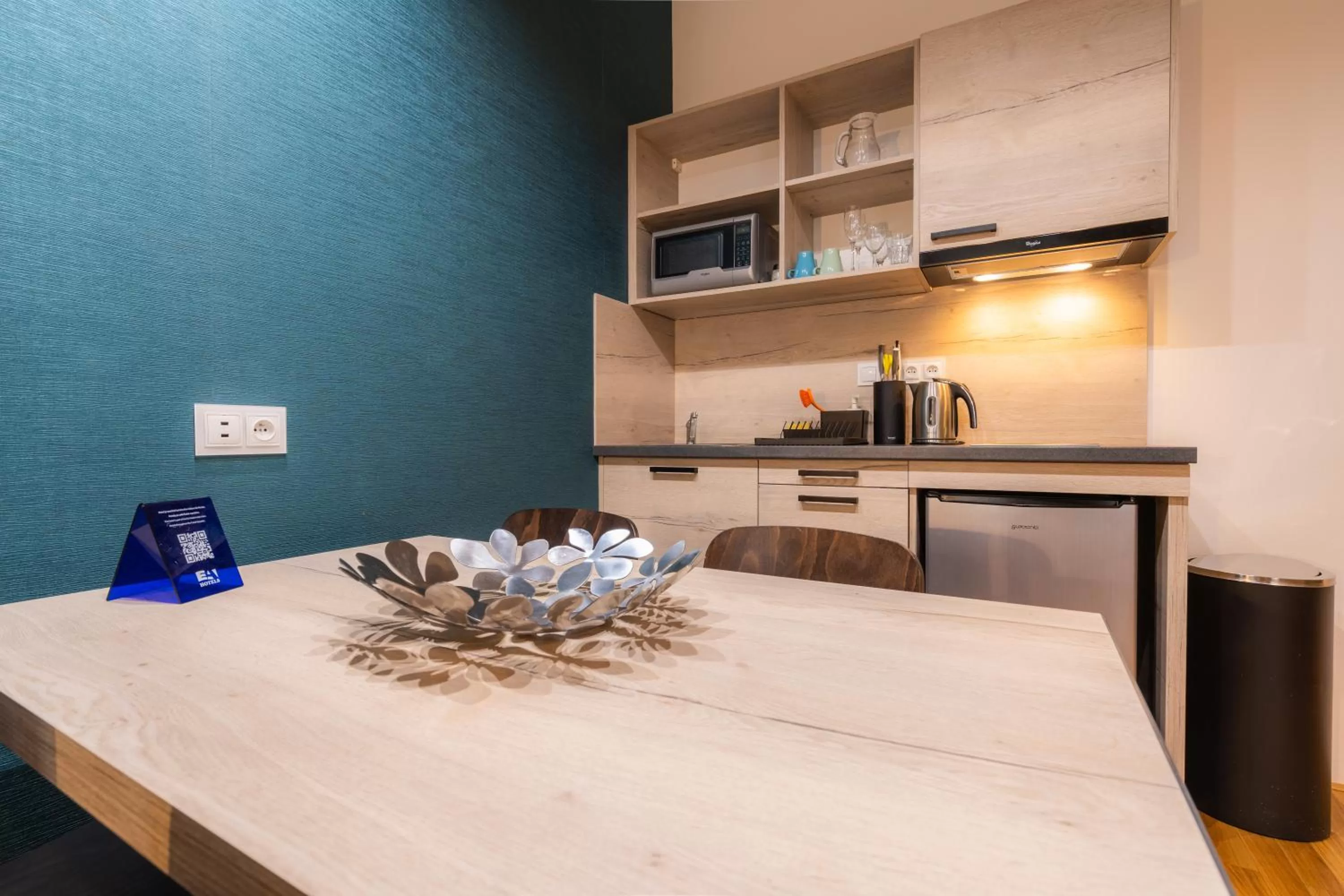 Kitchen or kitchenette in EA ApartHotel Melantrich