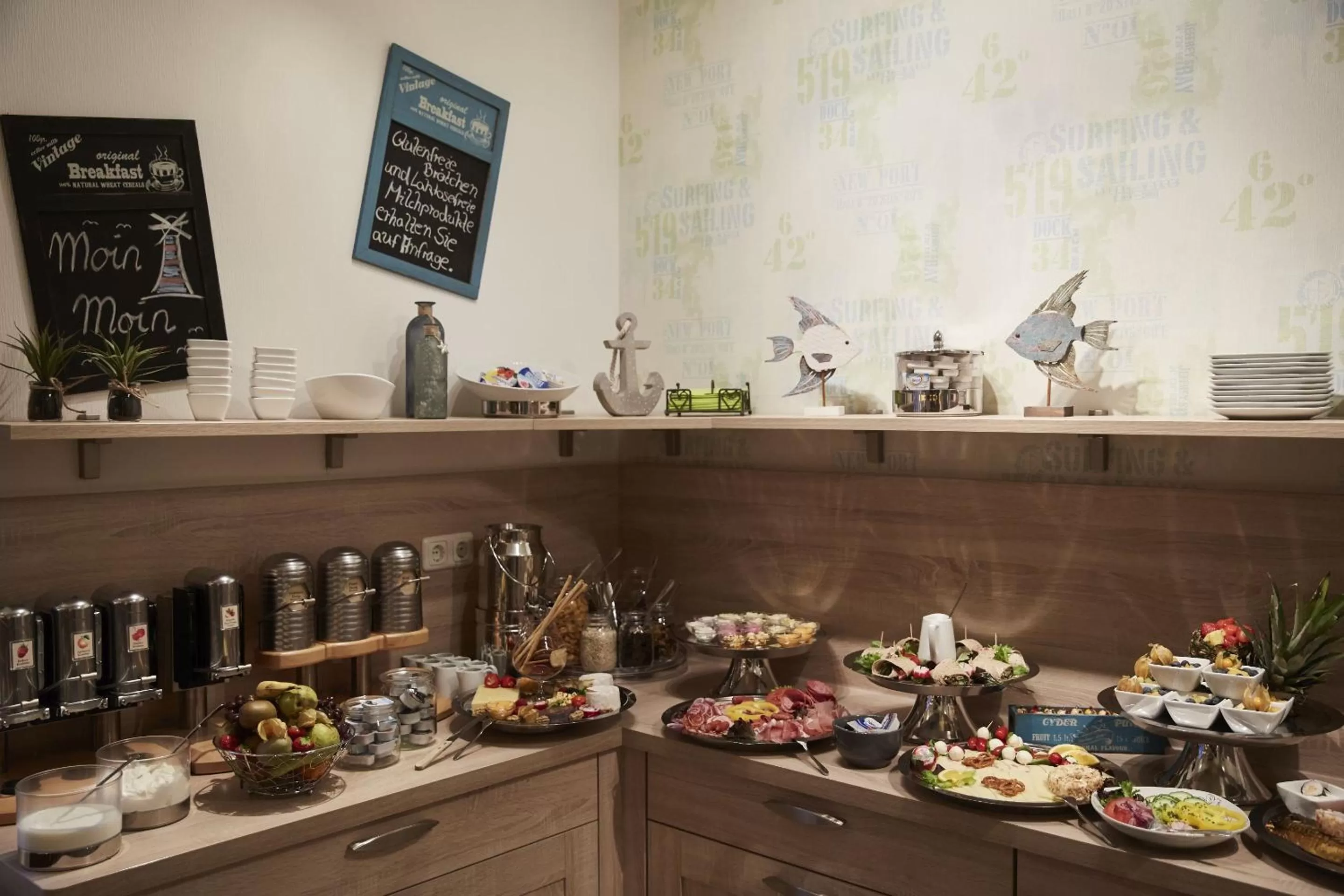 Breakfast in Bernstein-Hotel Bootshaus