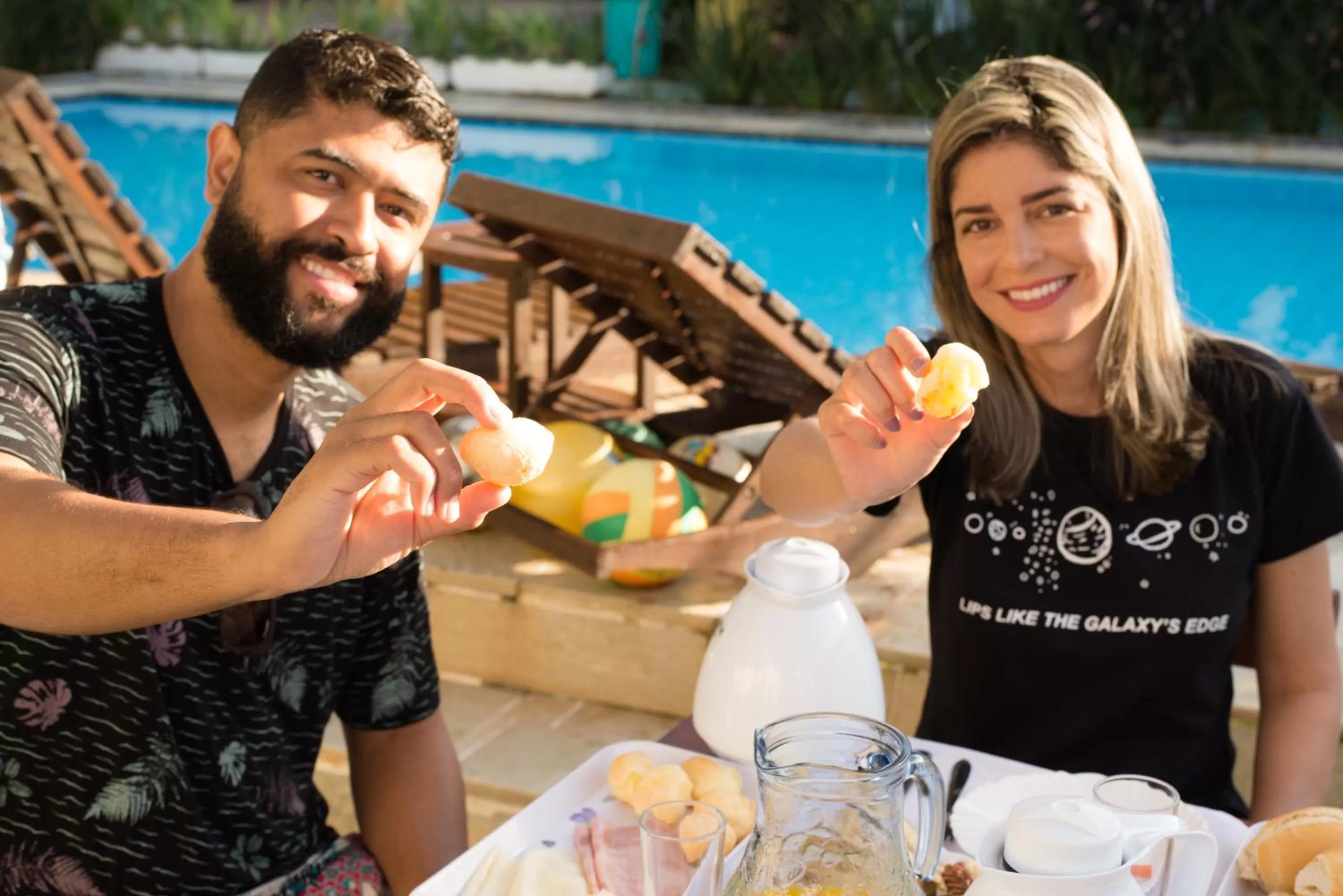 Pool view in Pousada Viva Ubatuba