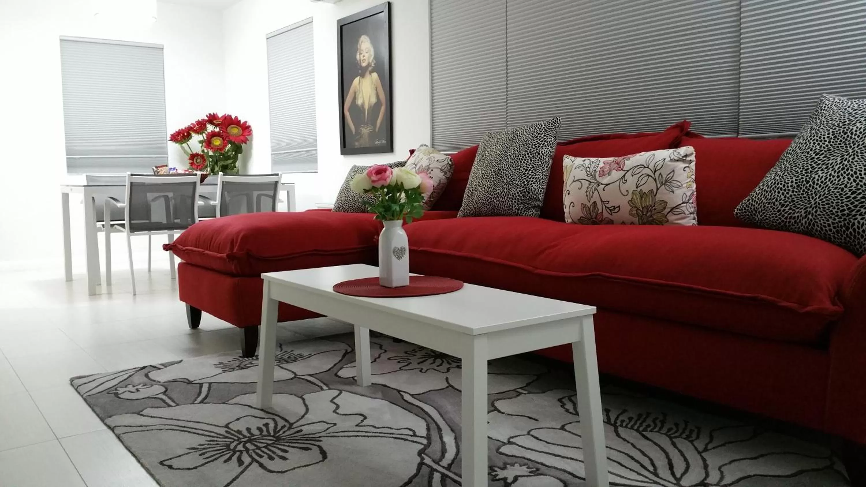 Living room in Downtown Hollywood Boutique Hotel