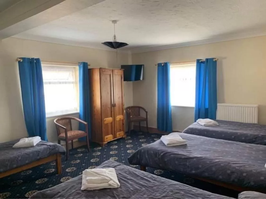 Bed in Dinorben Arms Hotel