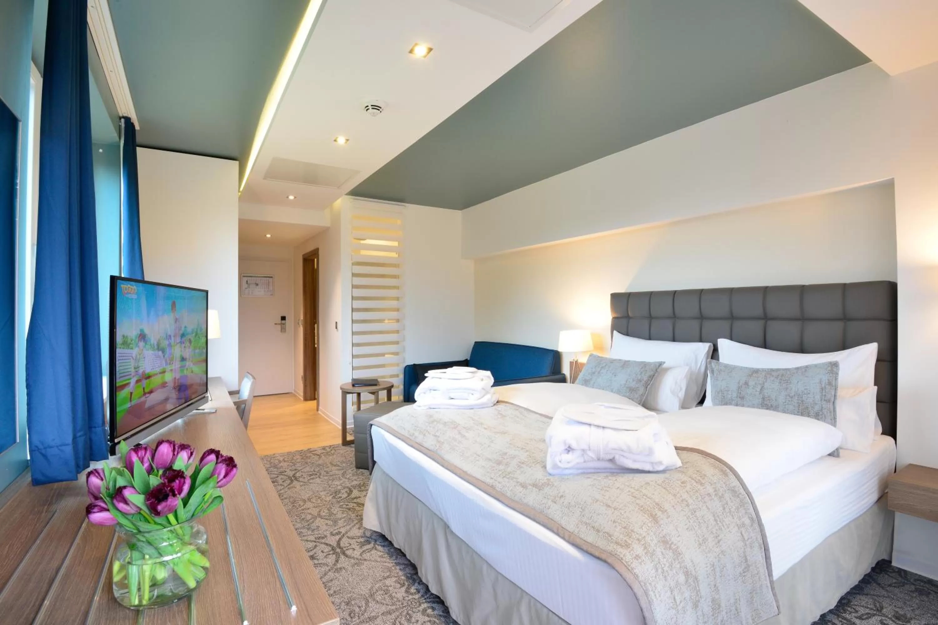 TV and multimedia, Bed in Parkhotel Residenz