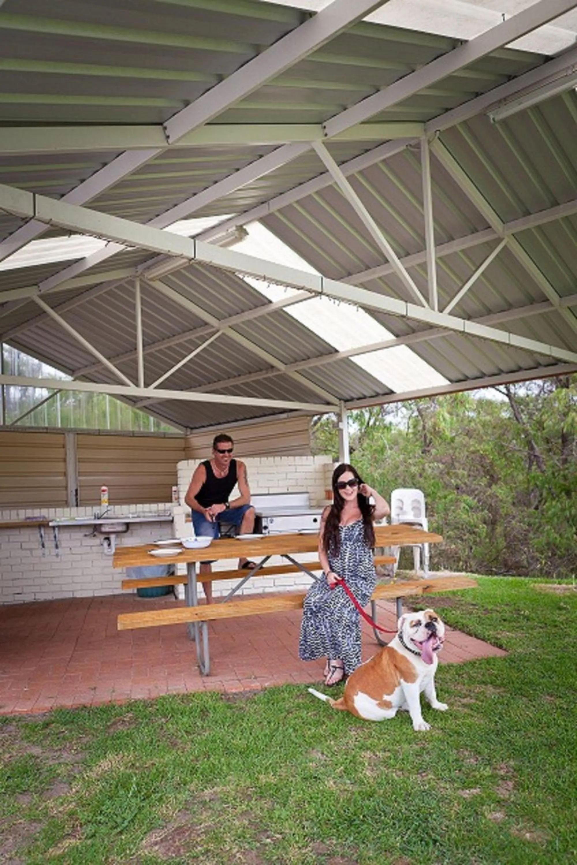 BBQ facilities in Emu Beach Chalets