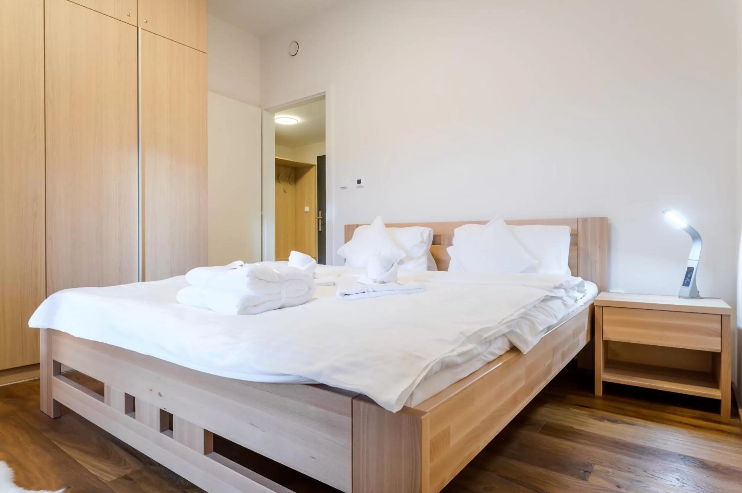 Bedroom, Bed in Resort Vrchlabí