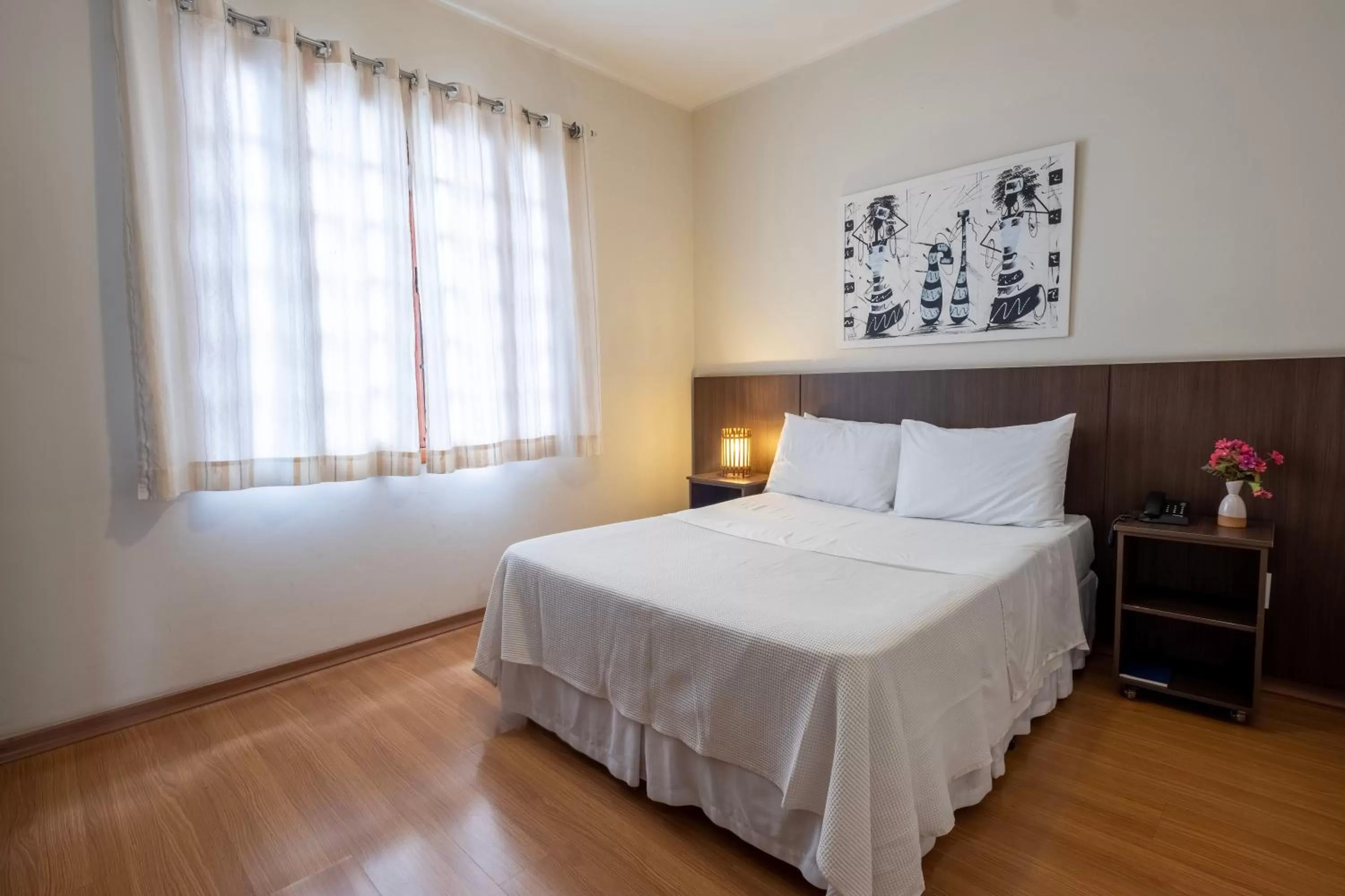 Bed in Hotel Mount Everest