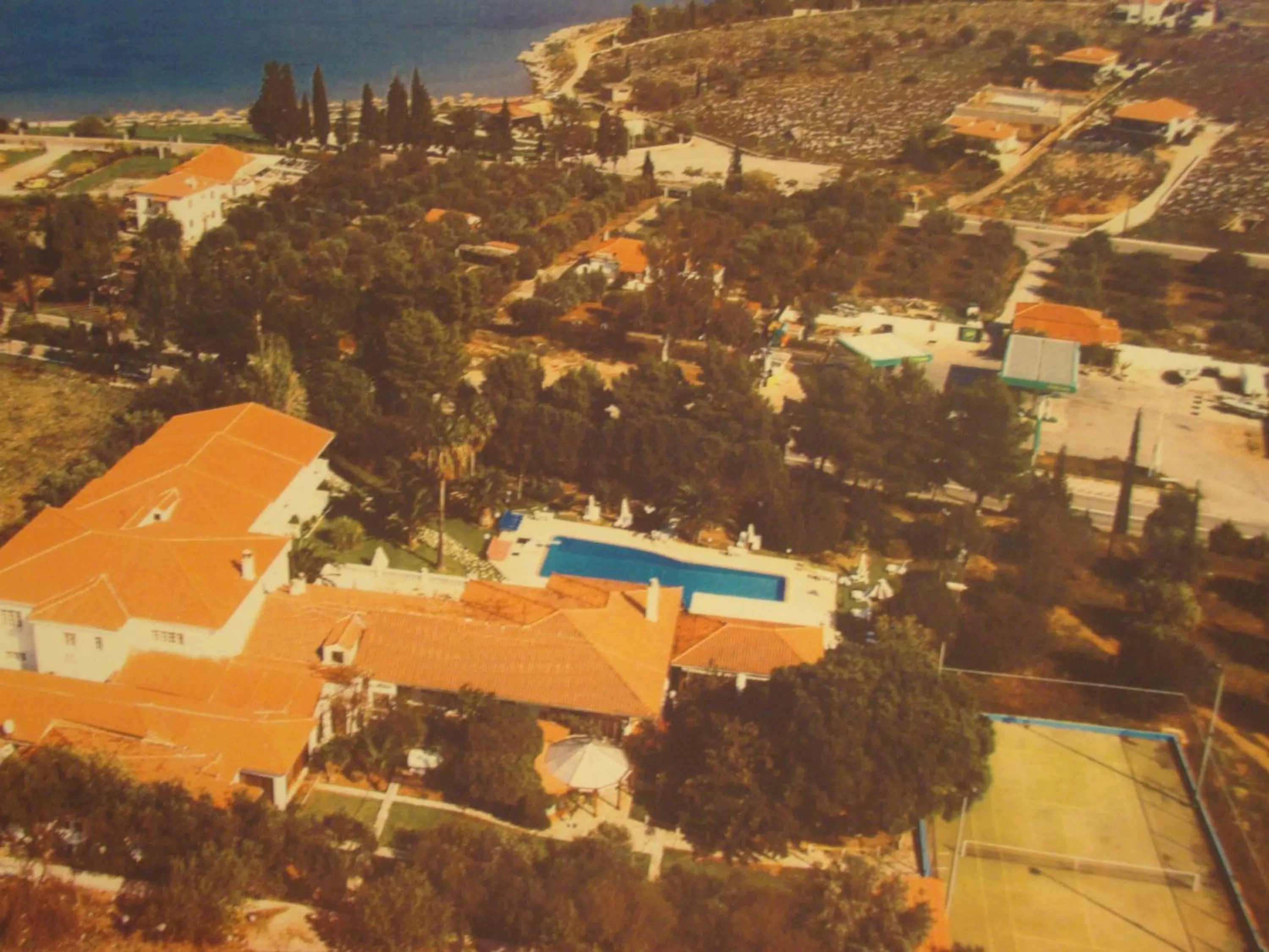 Bird's eye view in Villa Olympia