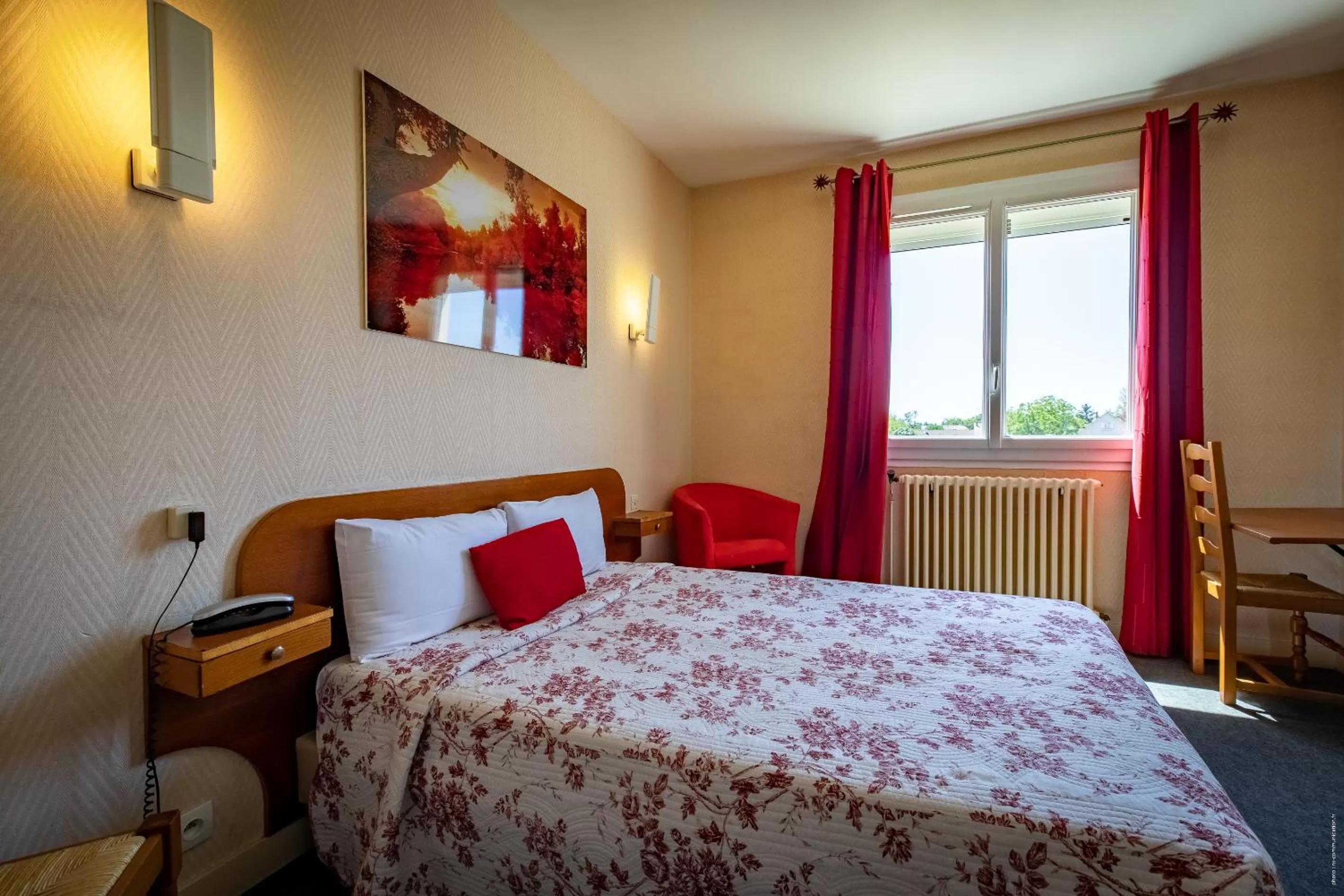 Bed in Hotel Christina