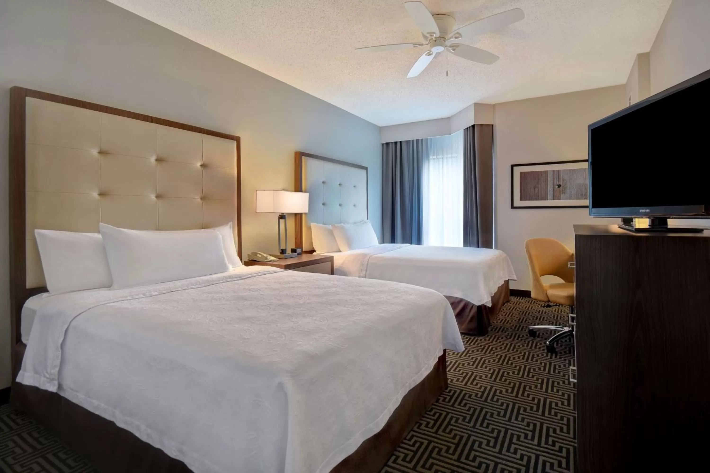 Bed in Homewood Suites By Hilton HOU Intercontinental Airport