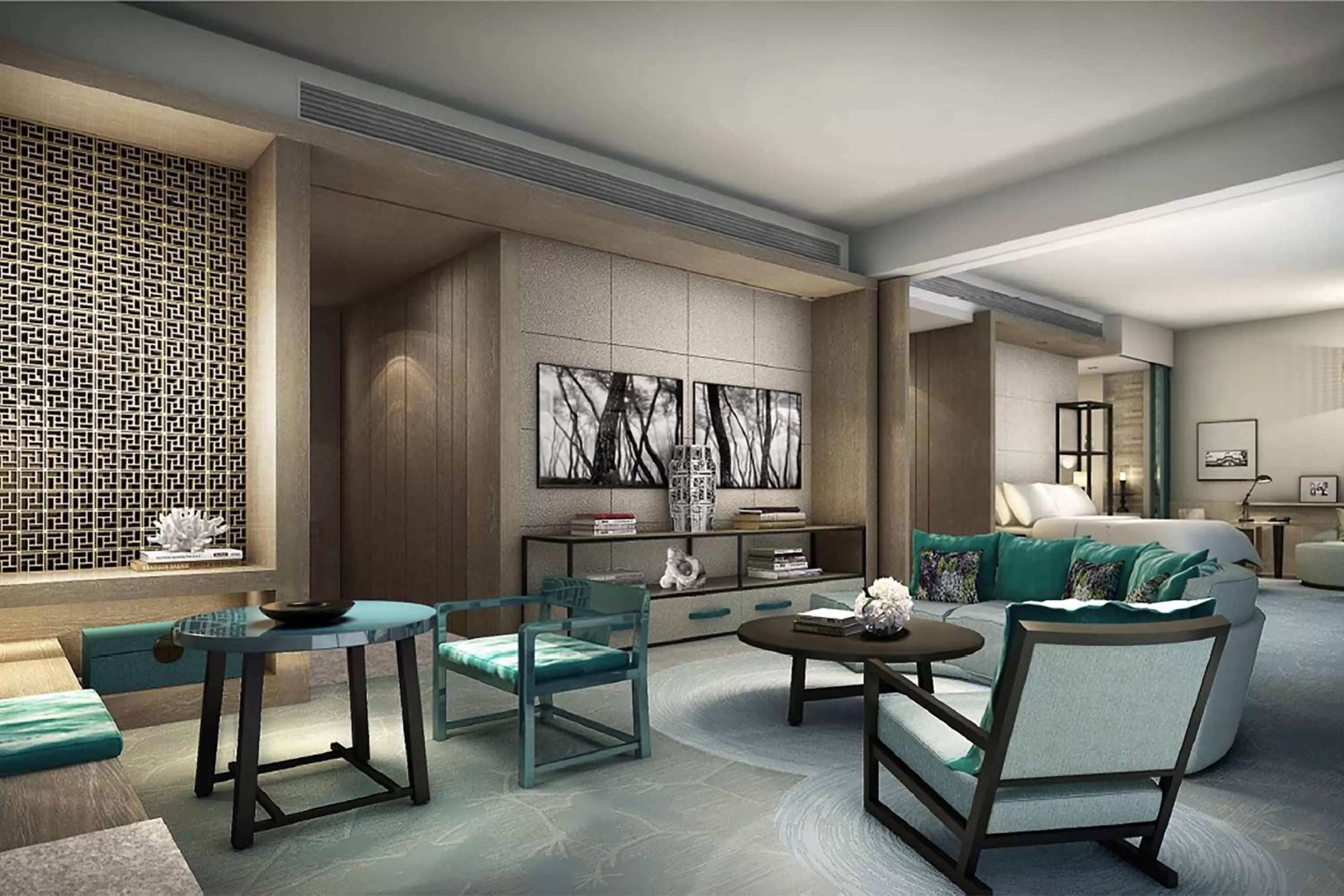 Bedroom in Renaissance Suzhou Taihu Lake Hotel