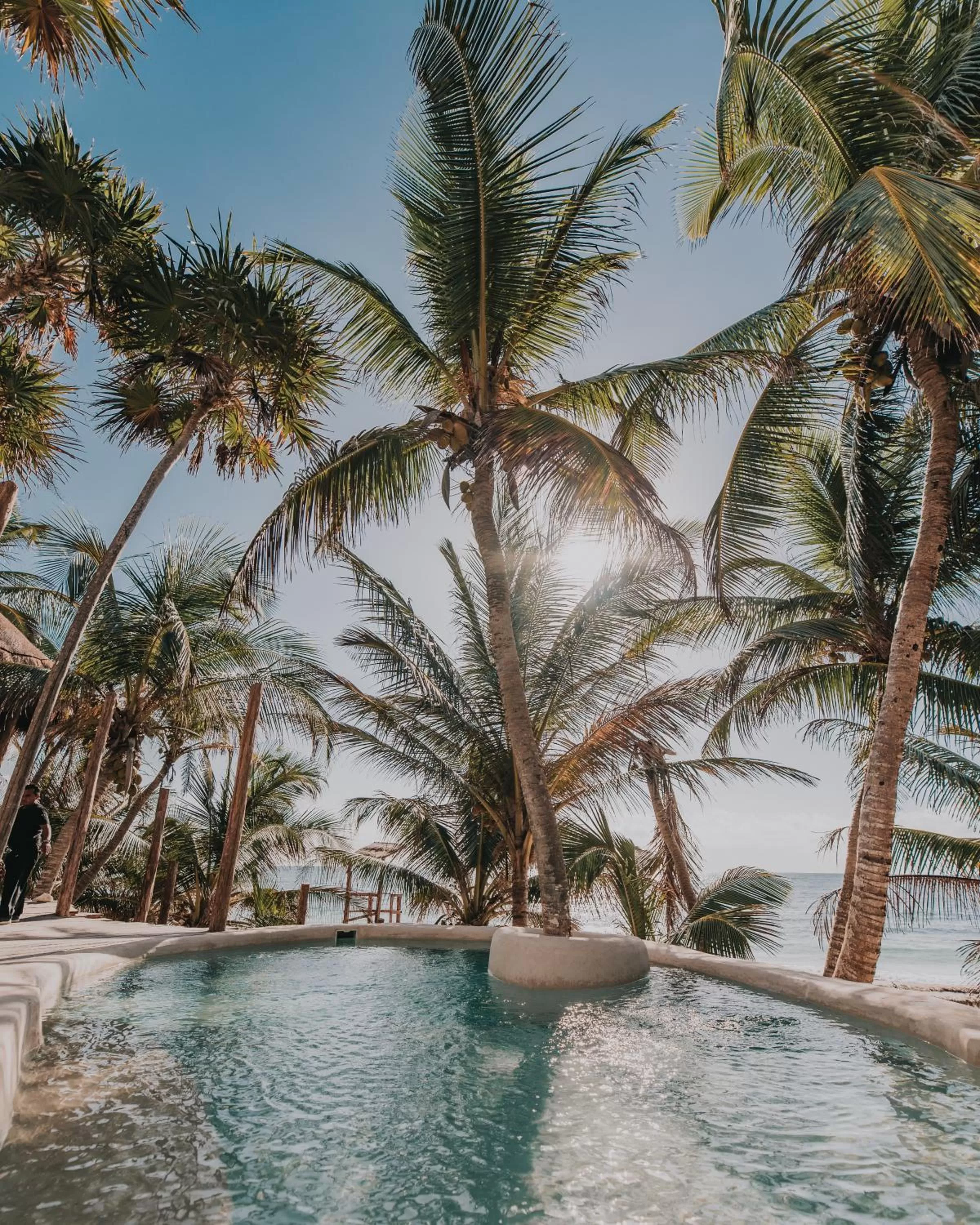 Pool view in Papaya Playa Project, Tulum, a Member of Design Hotels