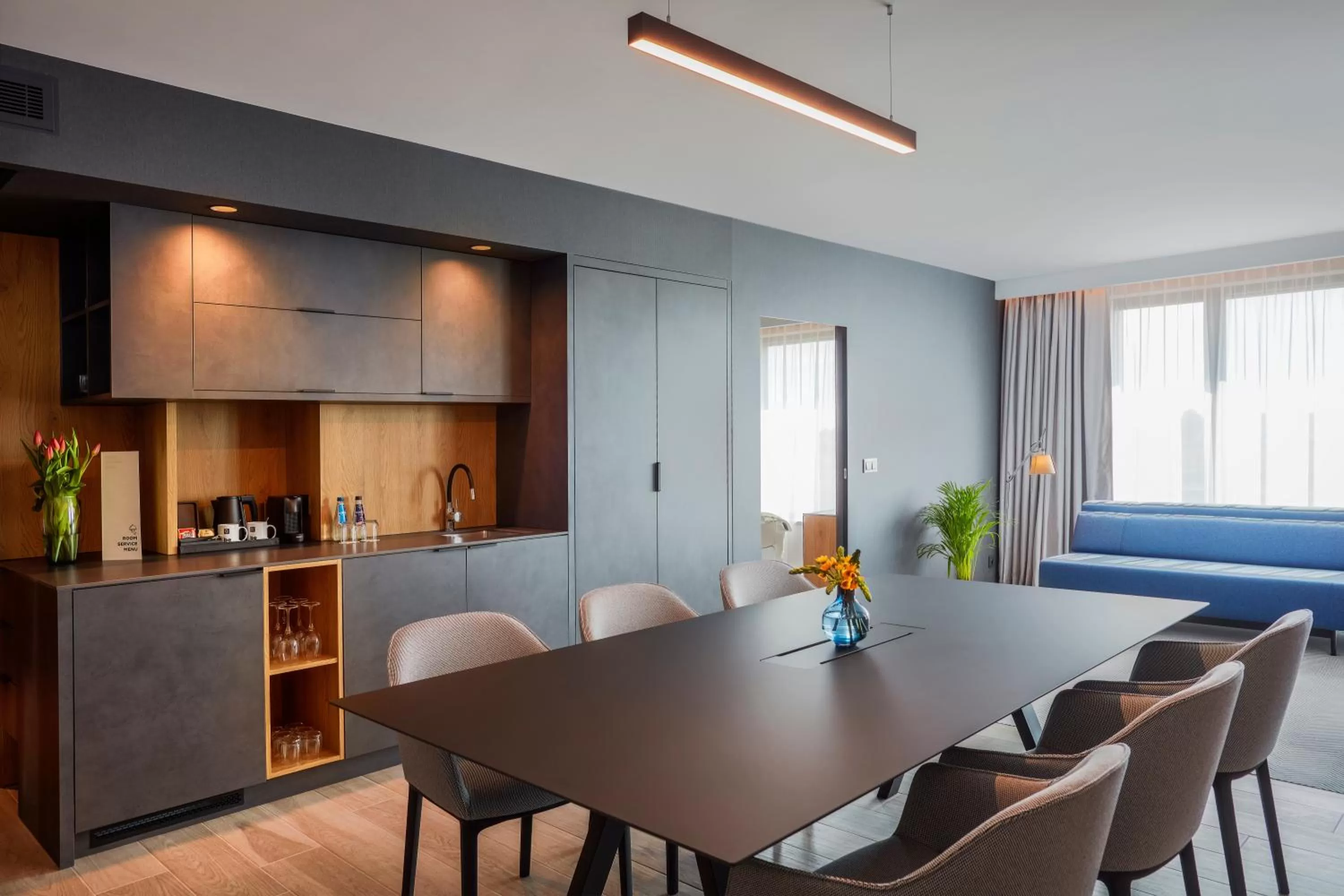 Living room in Q Hotel Plus Wrocław Bielany