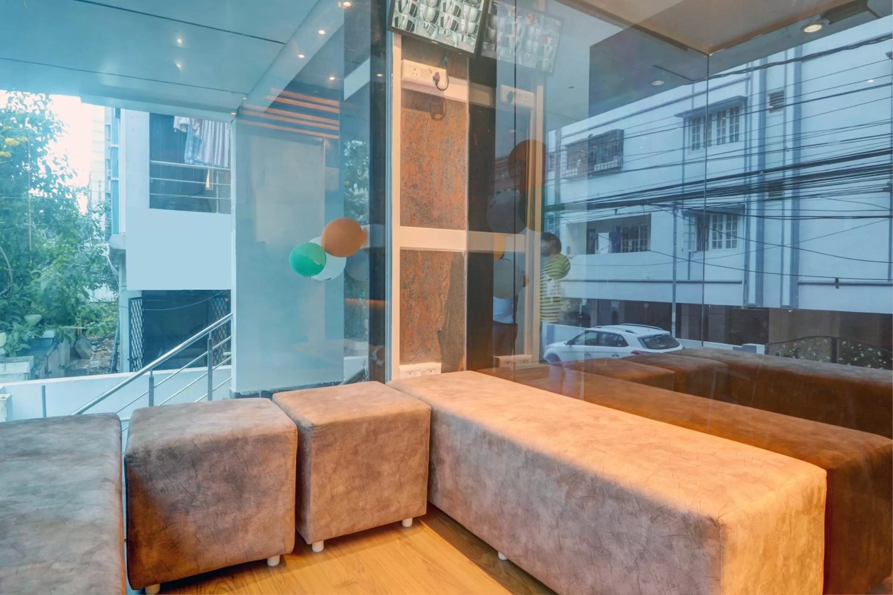 Lobby or reception in Super OYO Collection O Halcyon Madhapur