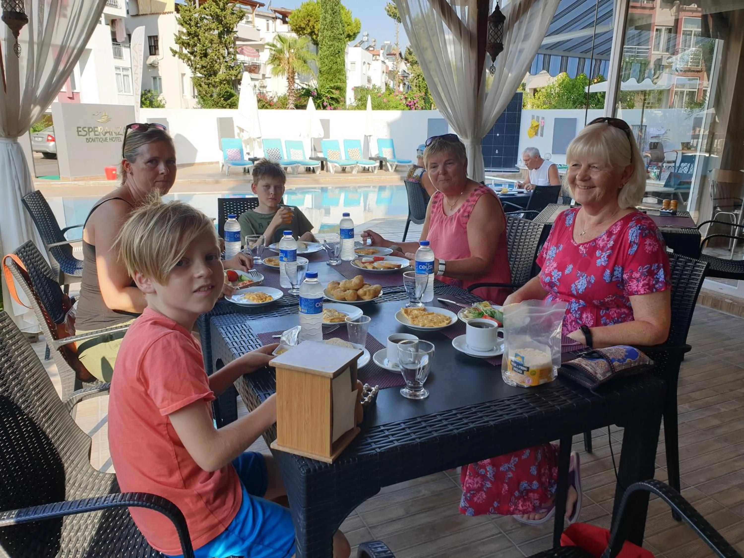 People in Esperanza Hotel