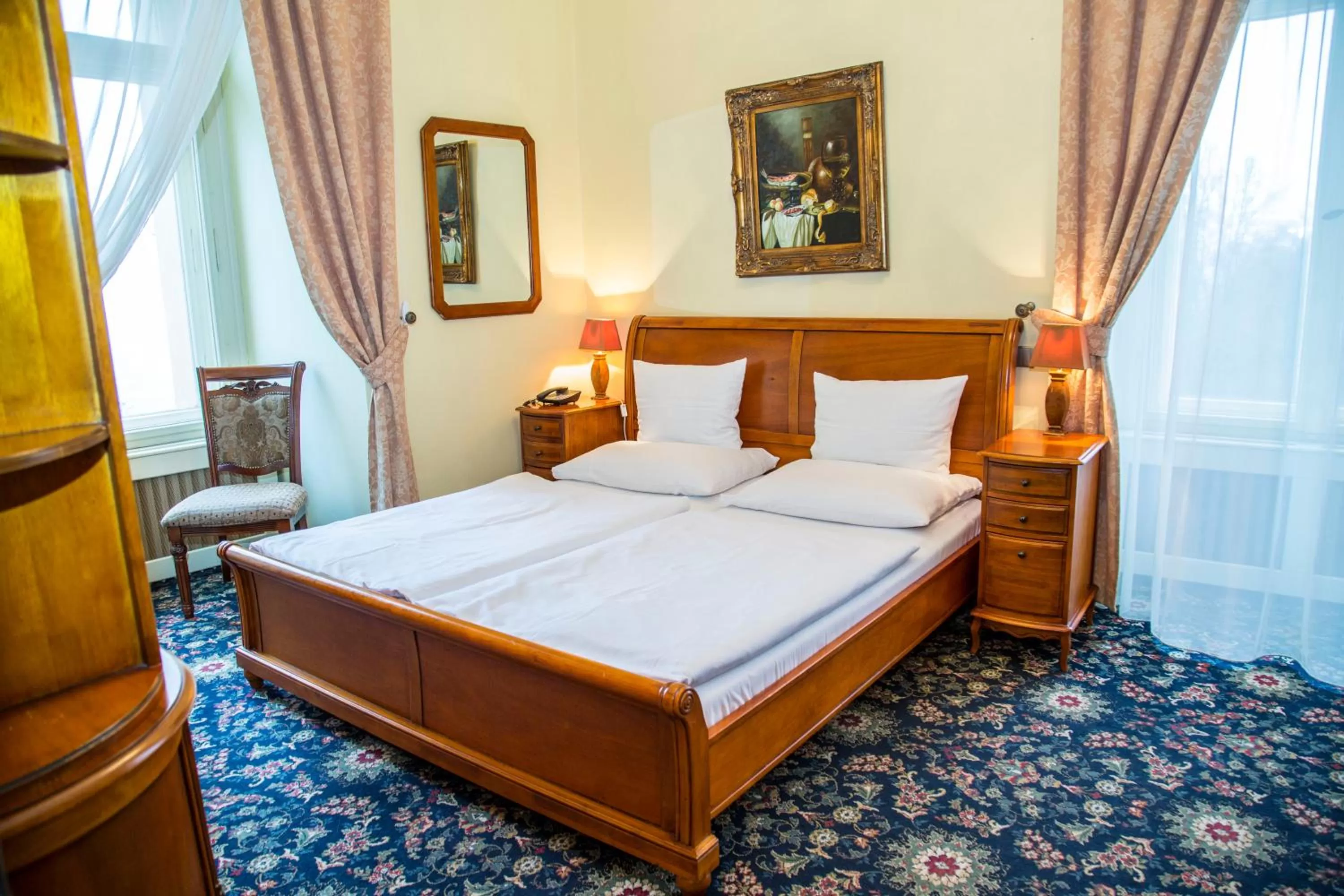Area and facilities, Bed in Chateau Zbiroh