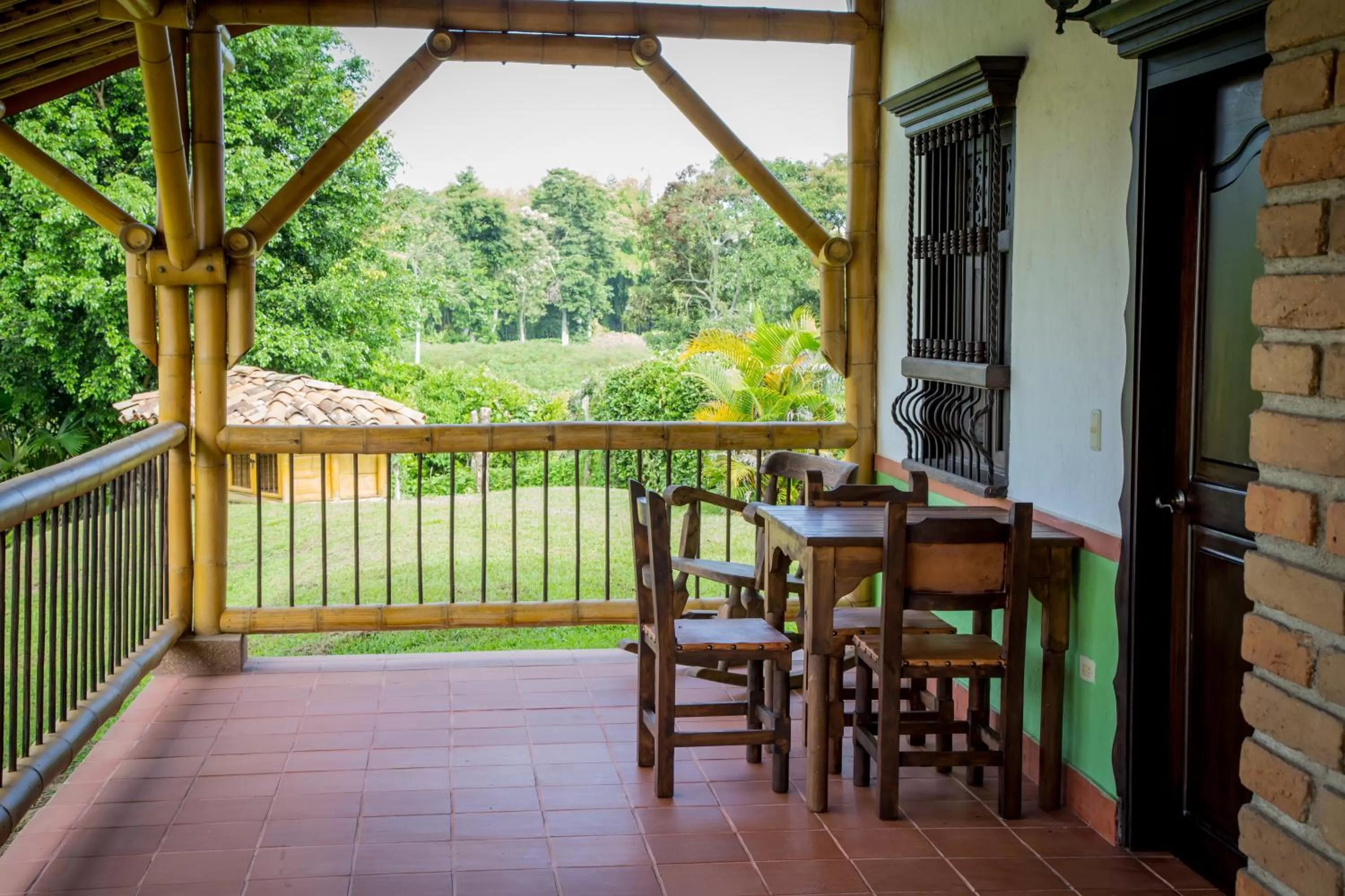 Balcony/Terrace in Hotel Campestre Montecarlo