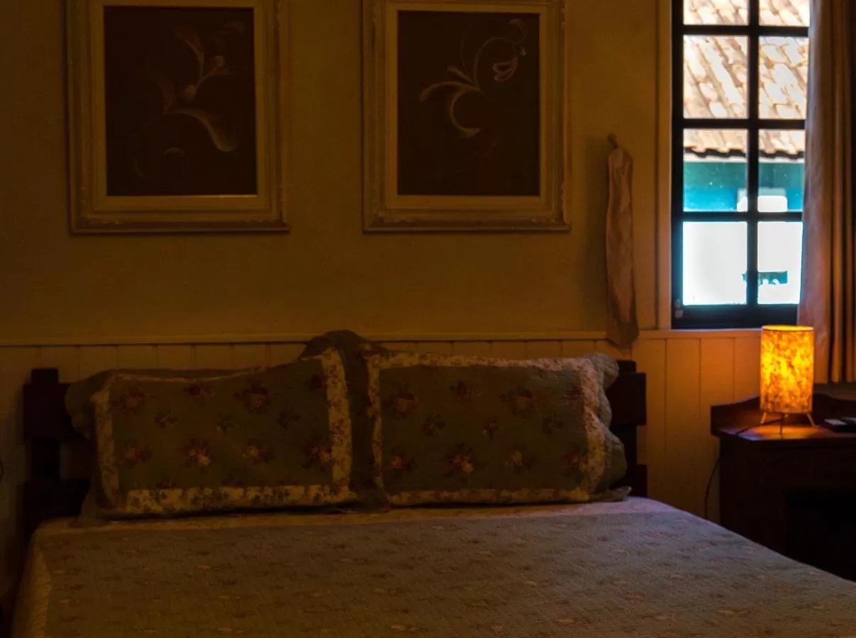 Bed in Pousada Vila Santa Barbara