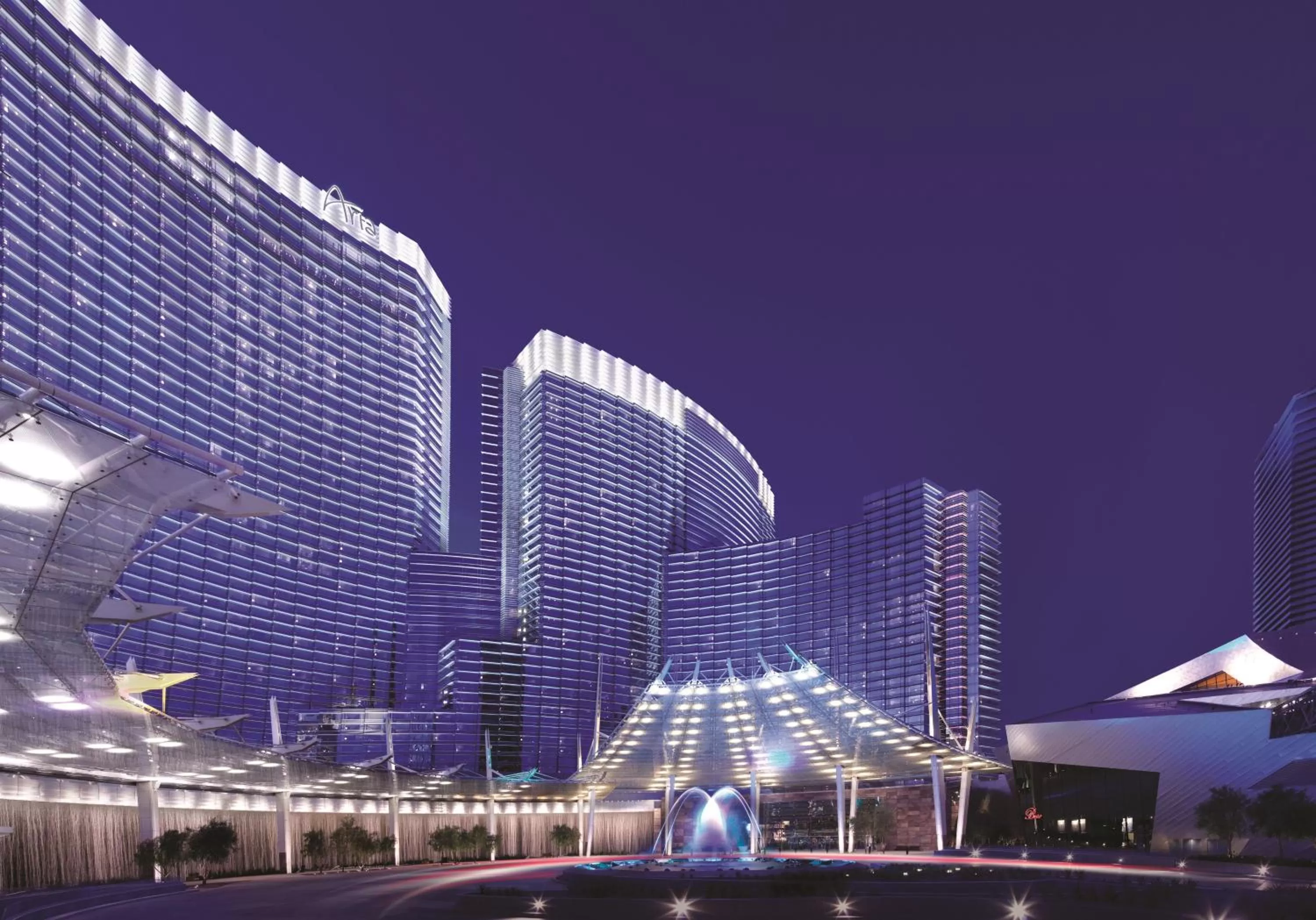 Property building in ARIA Resort & Casino
