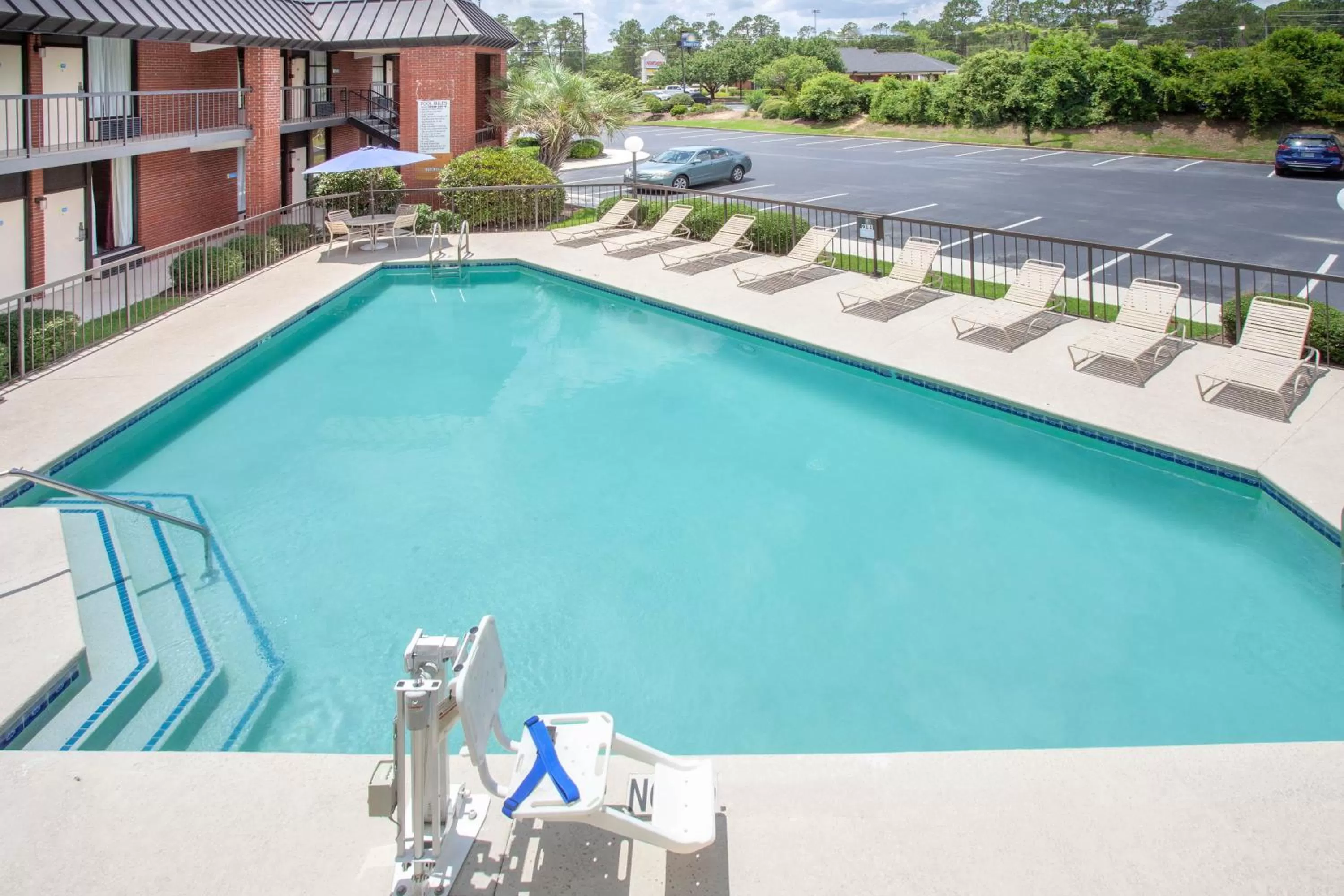Pool view in Days Inn by Wyndham Statesboro