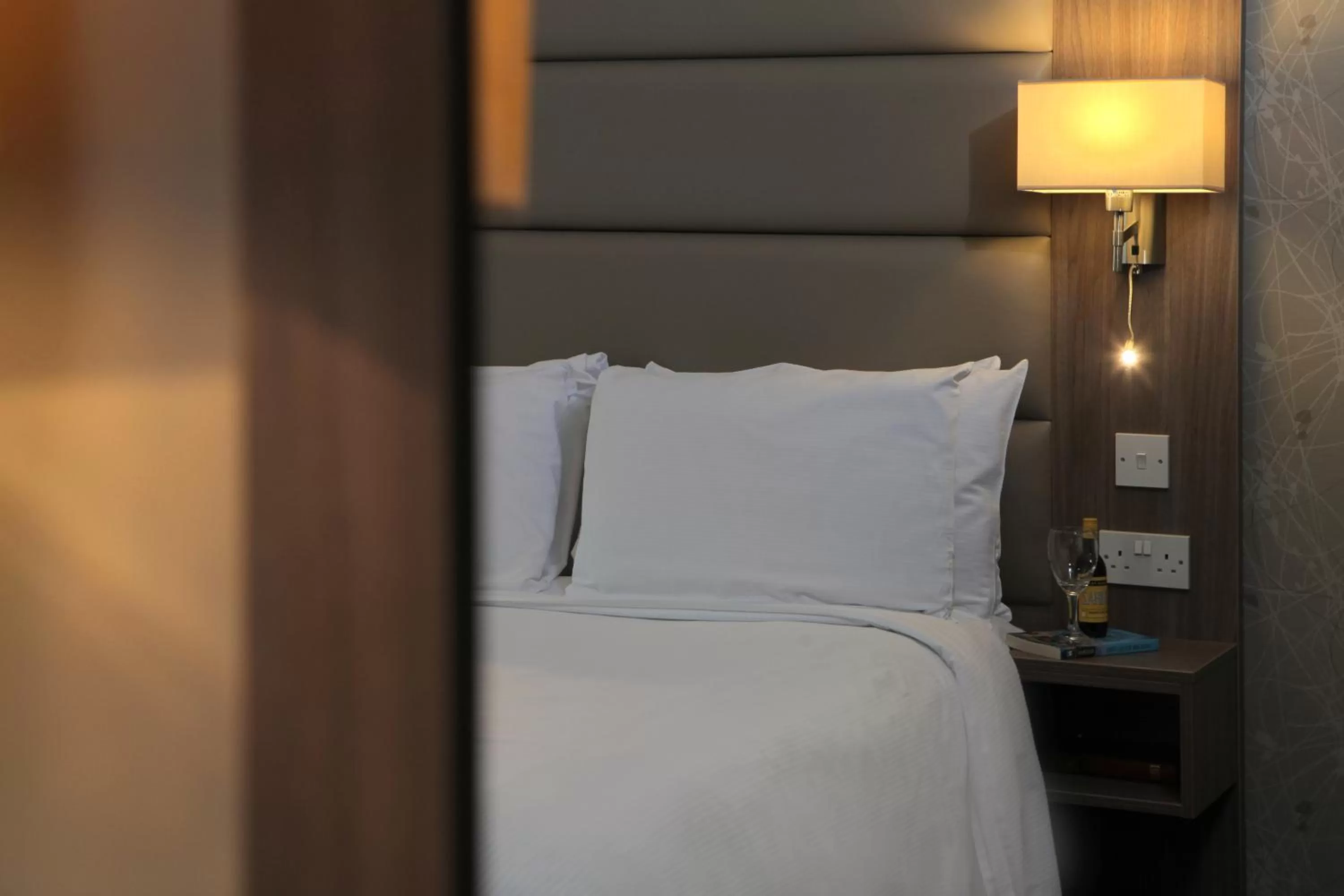 Decorative detail, Bed in Best Western Pontypool Metro Hotel