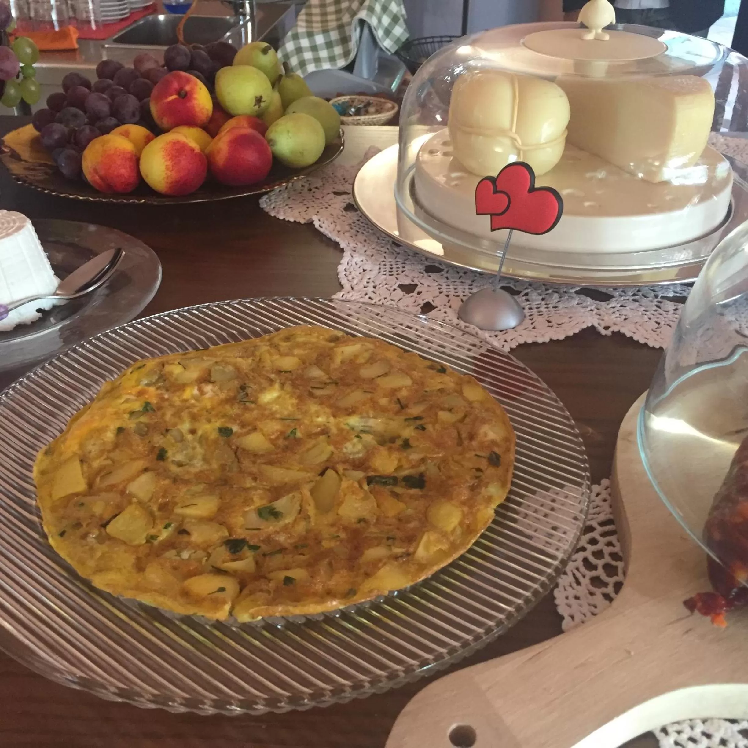 Italian breakfast in Locanda di Alia - b&b hotel -