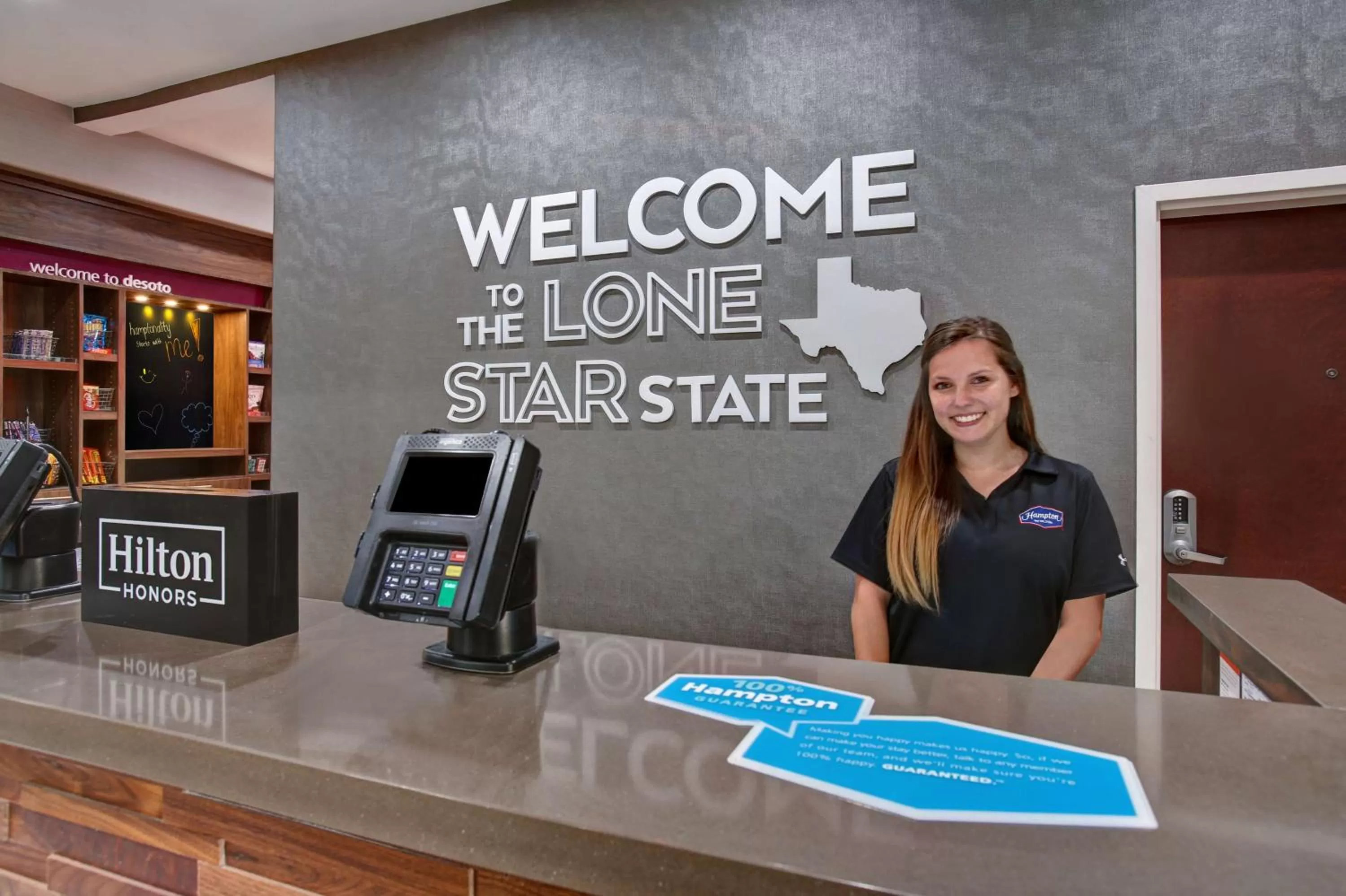 Lobby or reception in Hampton Inn & Suites Dallas-DeSoto