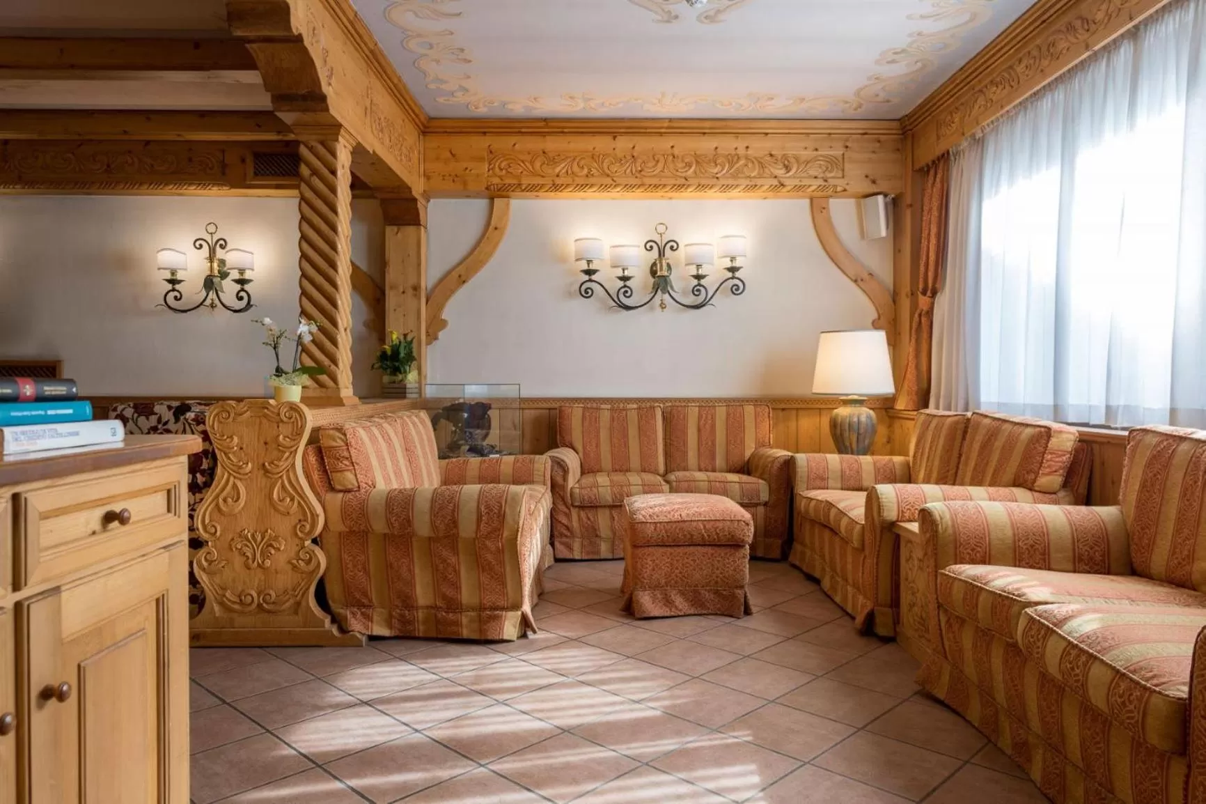 Living room in Hotel Cristallo
