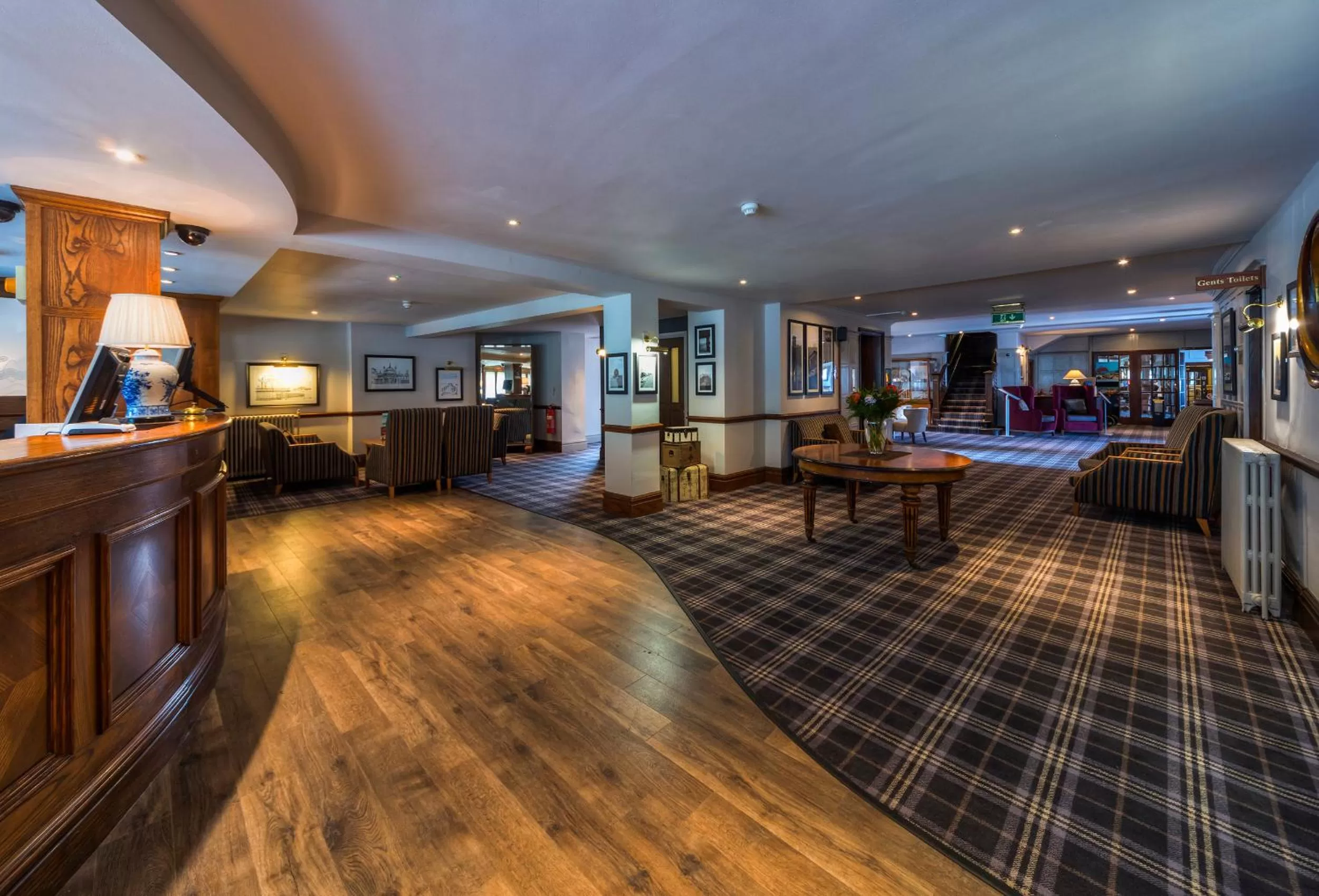 Lobby or reception in The Old Ship Hotel