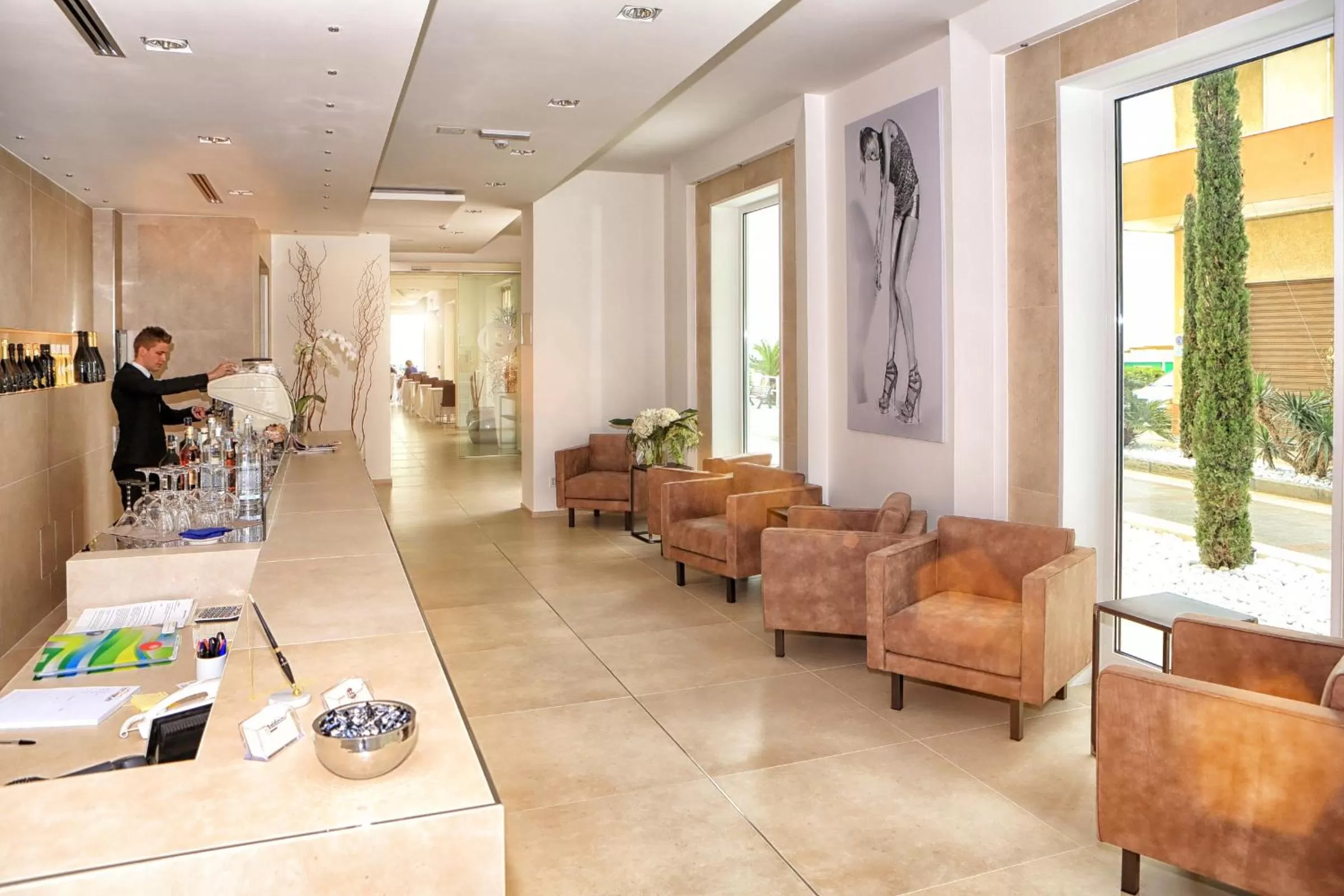 Lobby or reception in Baldinini Hotel